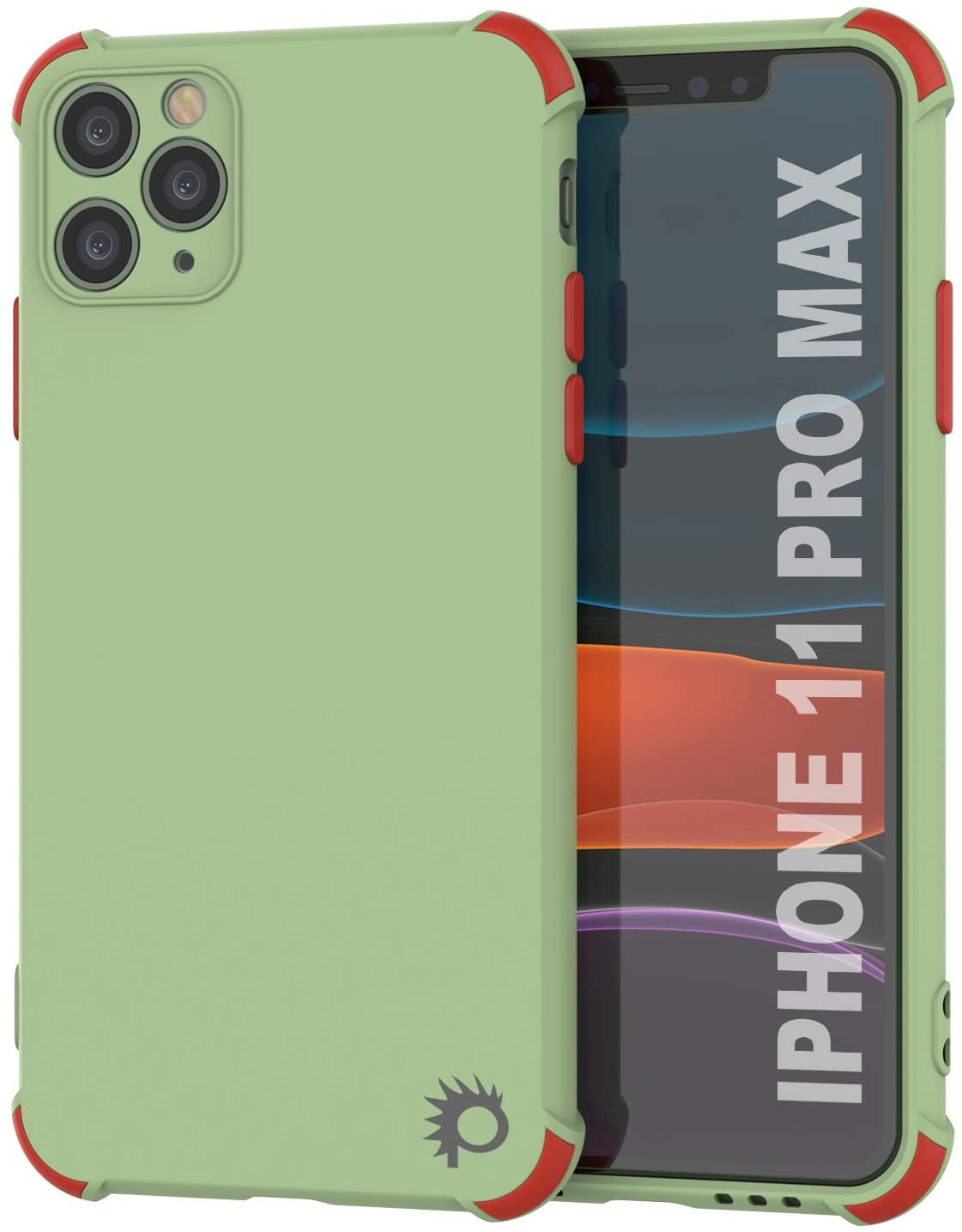Capa protetora e leve em TPU Punkcase [Série Sunshine] para iPhone 11 Pro Max [Verde Claro]
