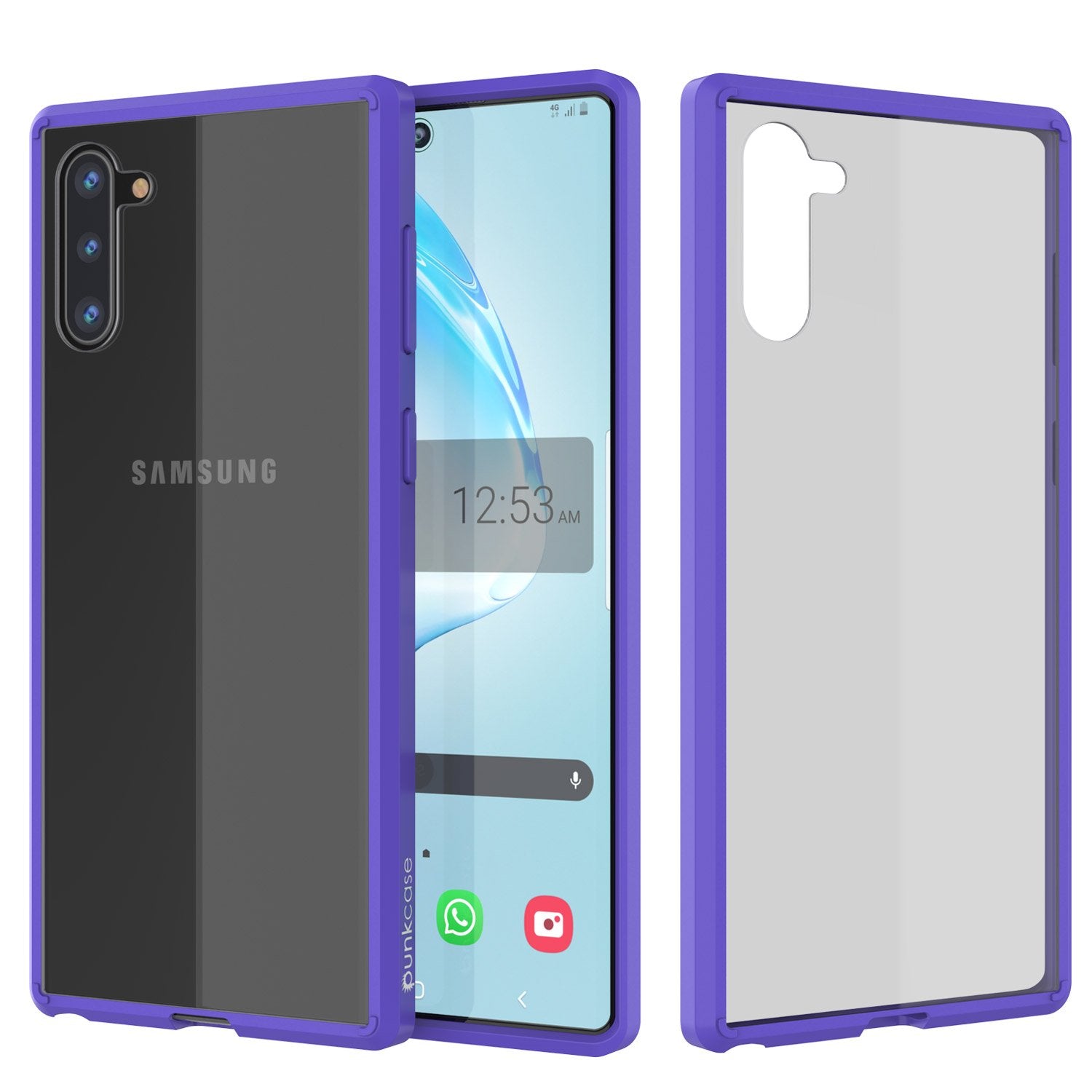 Capa protetora Slim Fit Armor Roxa da série Lucid-2.0 Punkcase para Galaxy Note 10.