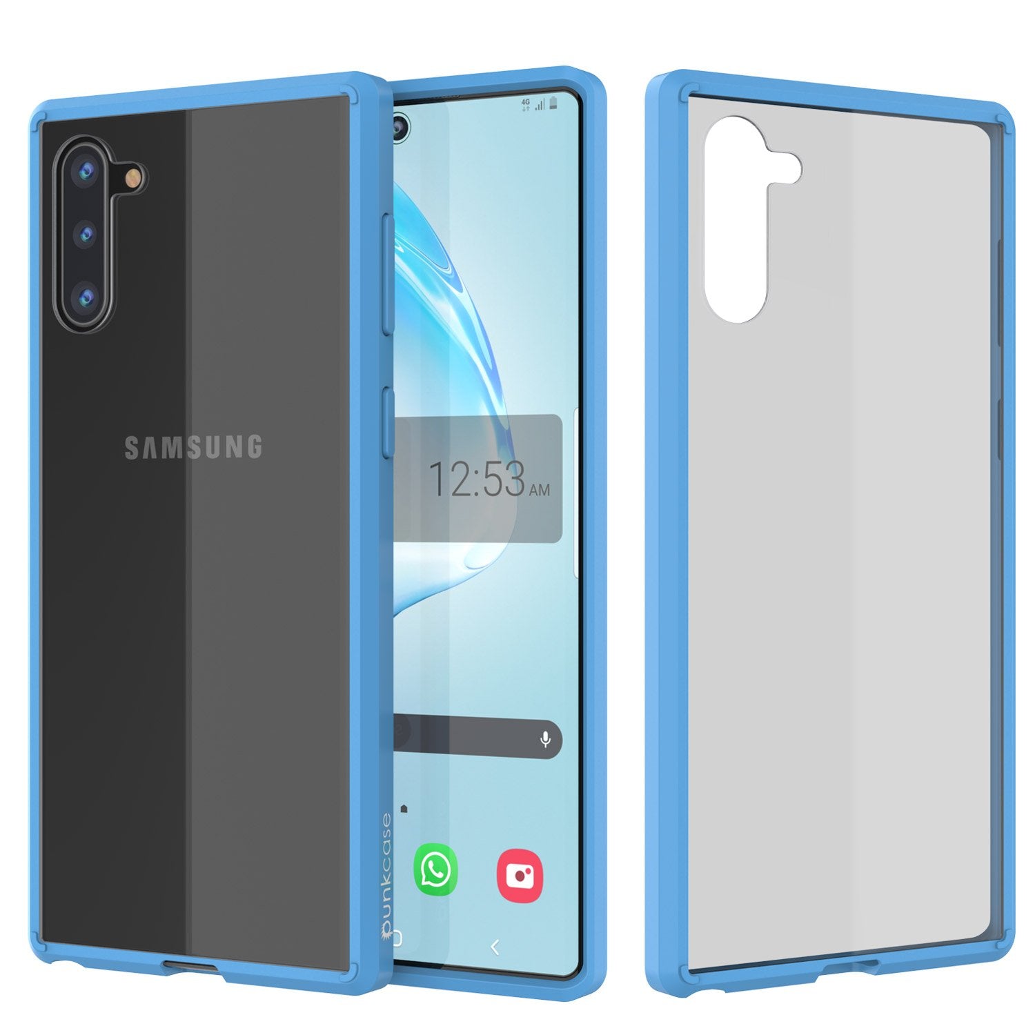 Galaxy Note 10 Capa Slim Fit Armor Azul Claro da Série Lucid-2.0 da Punkcase.