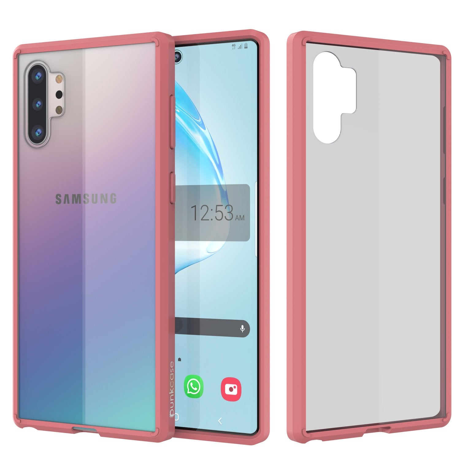 Galaxy Note 10+ Plus Capa Rosa Punkcase Lucid-2.0 da Série Slim Fit Armor