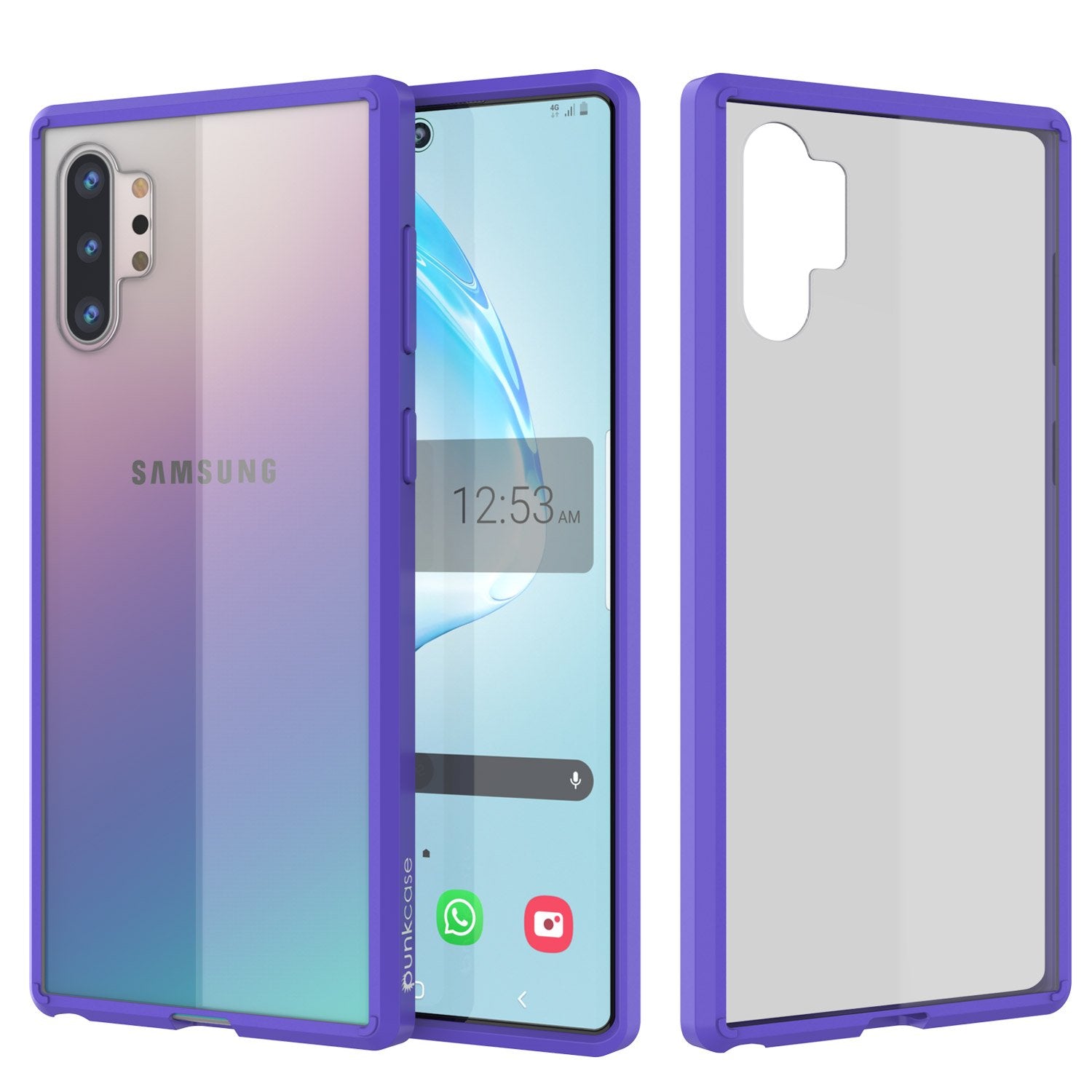 Galaxy Note 10+ Plus Capa Roxa Slim Fit Armor da Série Lucid-2.0 da Punkcase