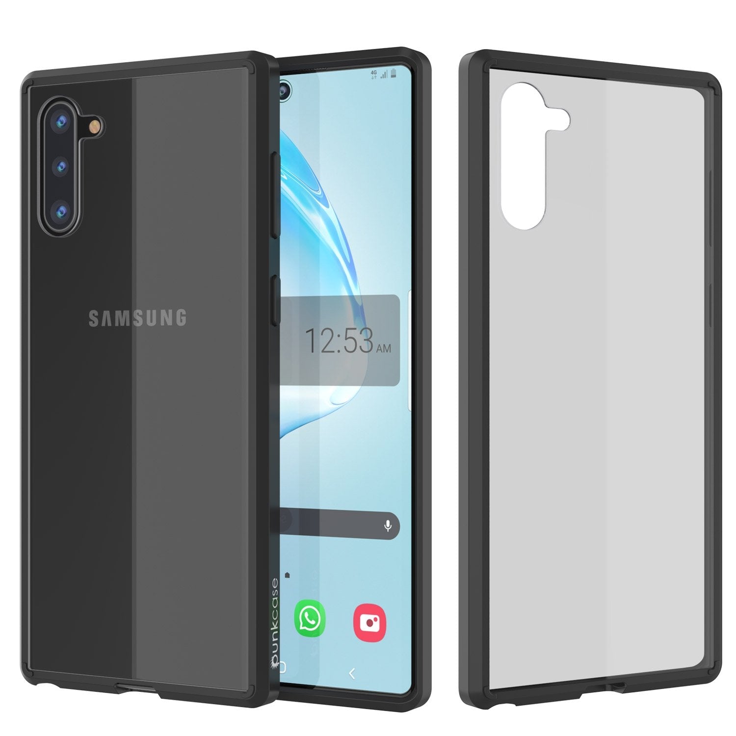 Galaxy Note 20 Capa Slim Fit Armor Preta da Série Lucid-2.0 da Punkcase