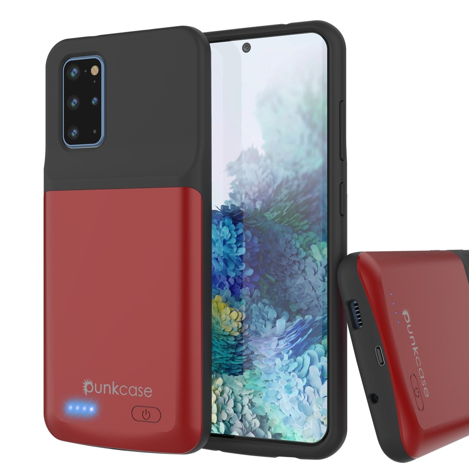 PunkJuice S20+ Plus Battery Case Red - Fast Charging Power Juice Bank with 6000mAh (Color in image: Rose-Gold)