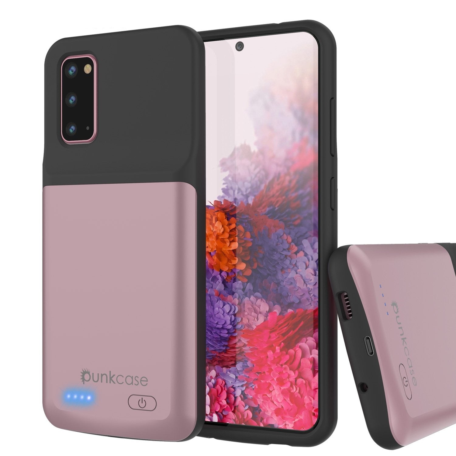 PunkJuice S20 Battery Case Rose - Fast Charging Power Juice Bank with 4800mAh (Color in image: Gold)