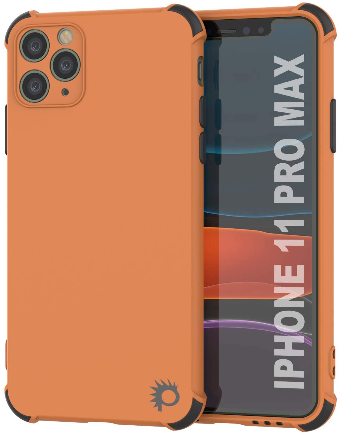 Capa Protetora e Leve de TPU Punkcase [Série Sunshine] para iPhone 11 Pro Max [Laranja]