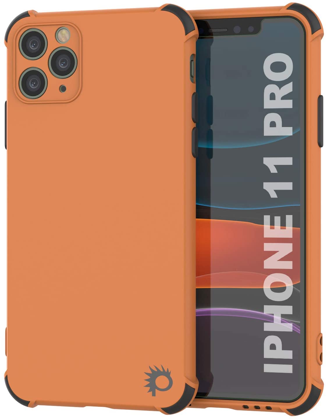 Capa protetora e leve em TPU da Punkcase [Série Sunshine] para iPhone 11 Pro [Laranja]