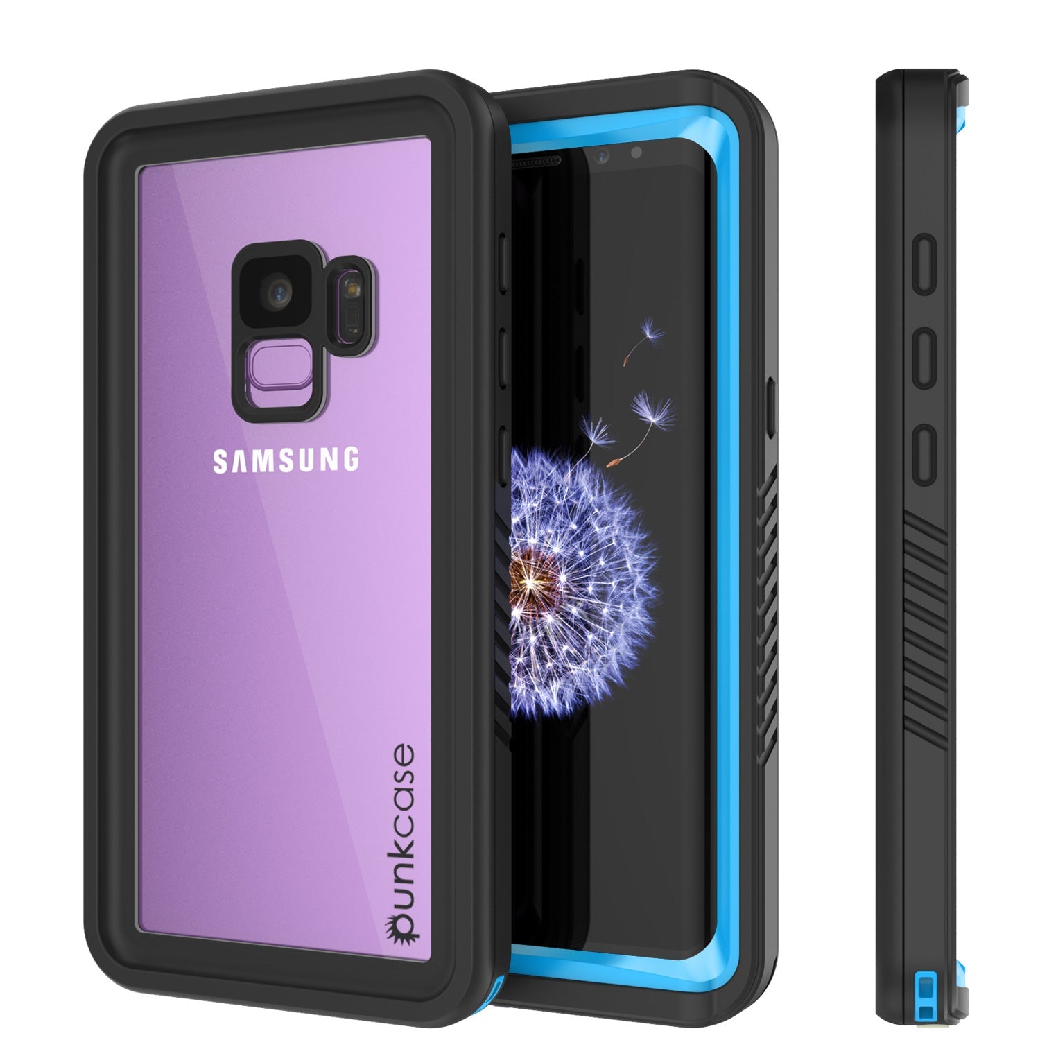 Capa à Prova de Água Galaxy S9 PLUS, Punkcase [Série Extrema] [Ajuste Fino] [Certificado IP68] [Prova de Choque] [Prova de Neve] [Prova de Poeira] Cobertura de Armadura [Azul Claro]