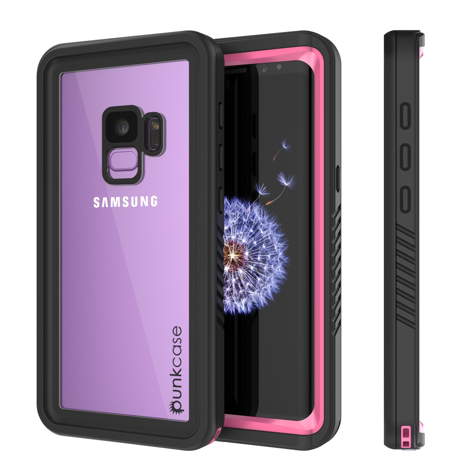 Capa à prova d'água para Galaxy S9, Punkcase [Série Extrema] [Ajuste Slim] [Certificado IP68] [À Prova de Choque] [À Prova de Neve] [À Prova de Poeira] Capa de Armadura com Protetor de Tela Embutido para Samsung Galaxy S9 [Cor-de-rosa]