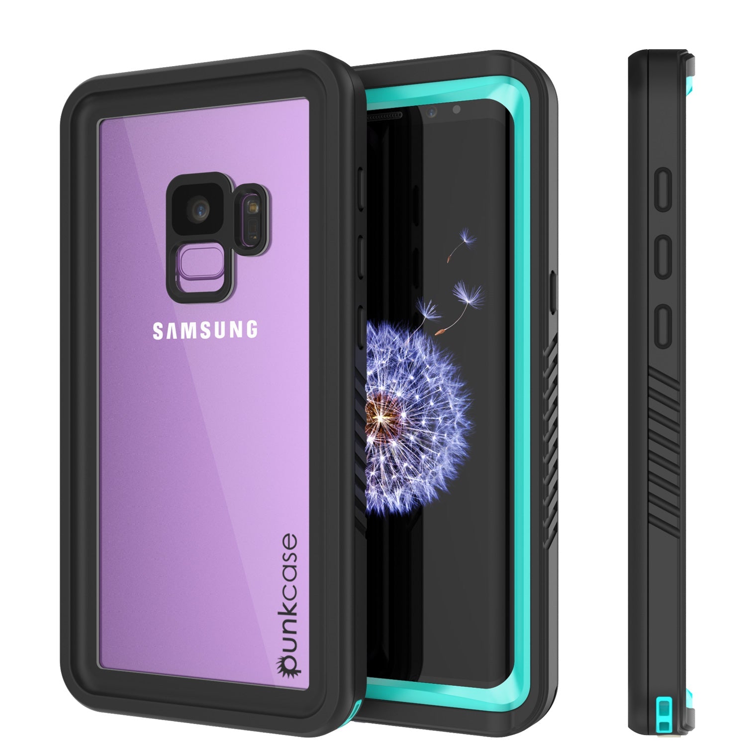 Capa à prova d'água para Galaxy S9, Punkcase [Série Extreme] [Ajuste Slim] [Certificado IP68] [À prova de choque] [À prova de neve] [À prova de poeira] Capa de armadura com protetor de tela embutido para Samsung Galaxy S9 [Azul-petróleo]