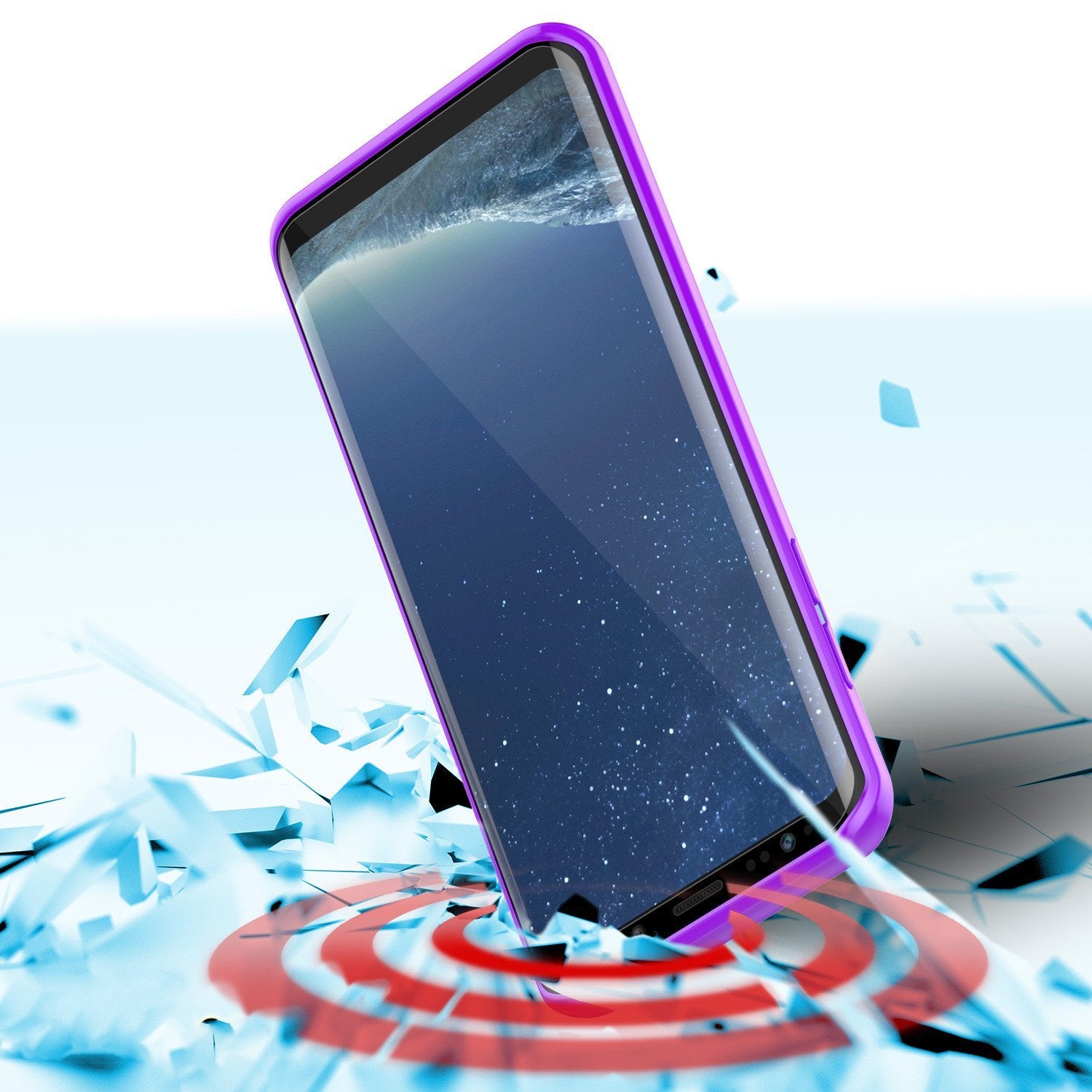 S8 Case Punkcase® LUCID 2.0 Purple Series w/ PUNK SHIELD Screen Protector | Ultra Fit (Color in image: pink)