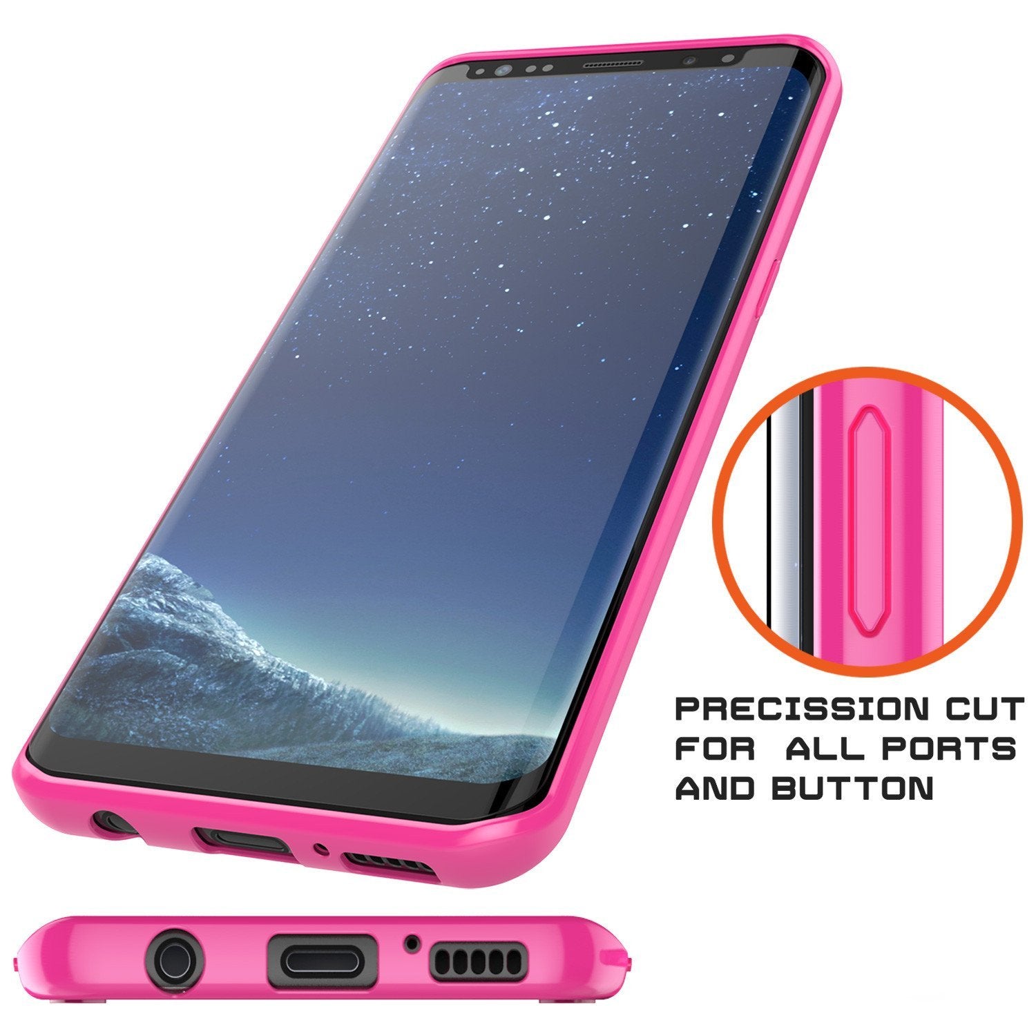 PRECISSION CUT FOR ALL PORTS AND BUTTON (Color in image: light blue)
