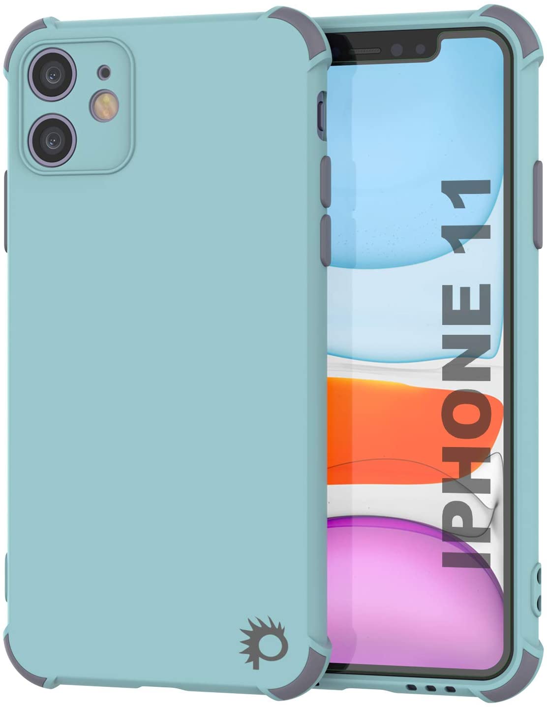 Capa Punkcase Protetora e Leve de TPU [Série Sunshine] para iPhone 11 [Turquesa]