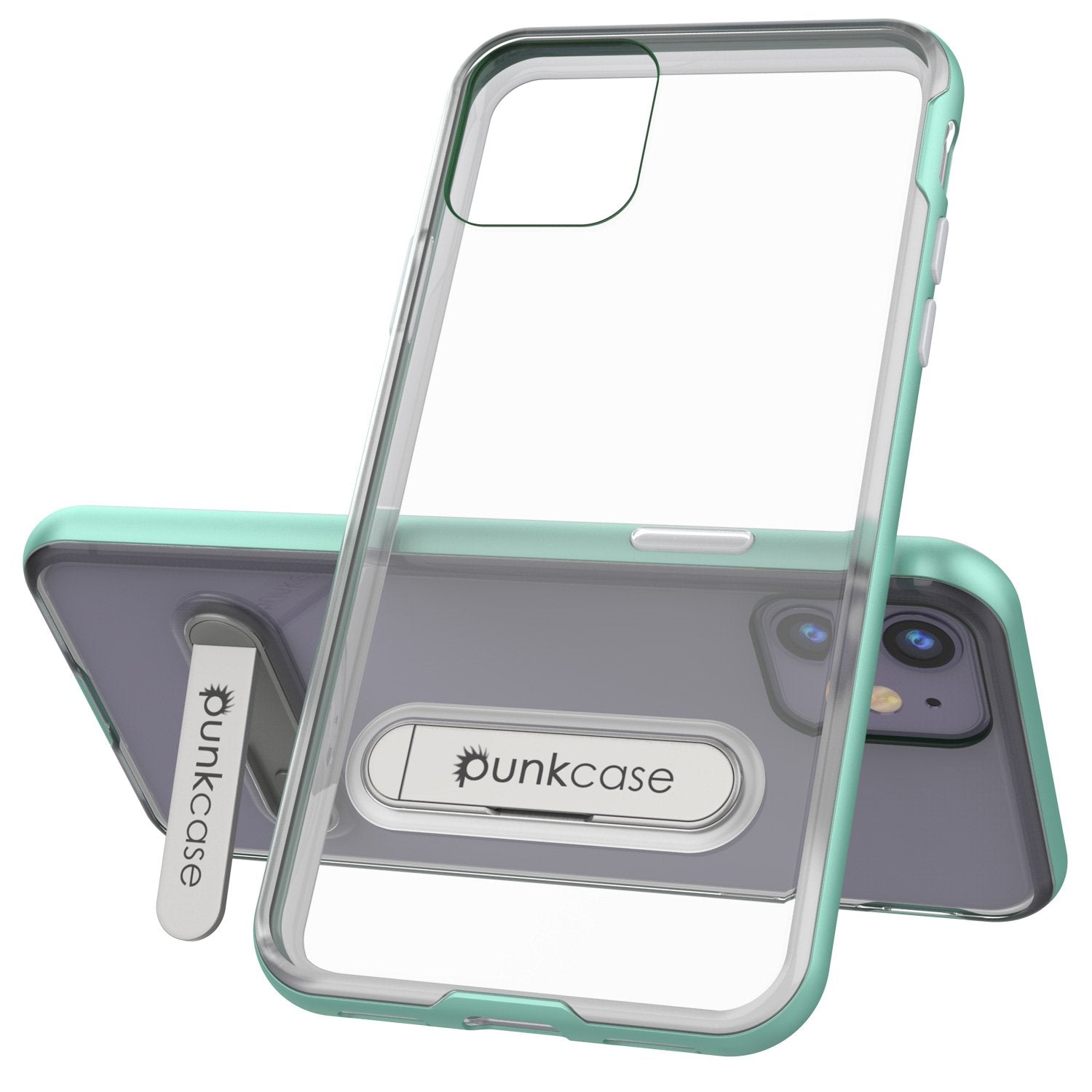 iPhone 11 Case, PUNKcase [LUCID 3.0 Series] [Slim Fit] Armor Cover w/ Integrated Screen Protector [Teal] (Color in image: Rose Gold)