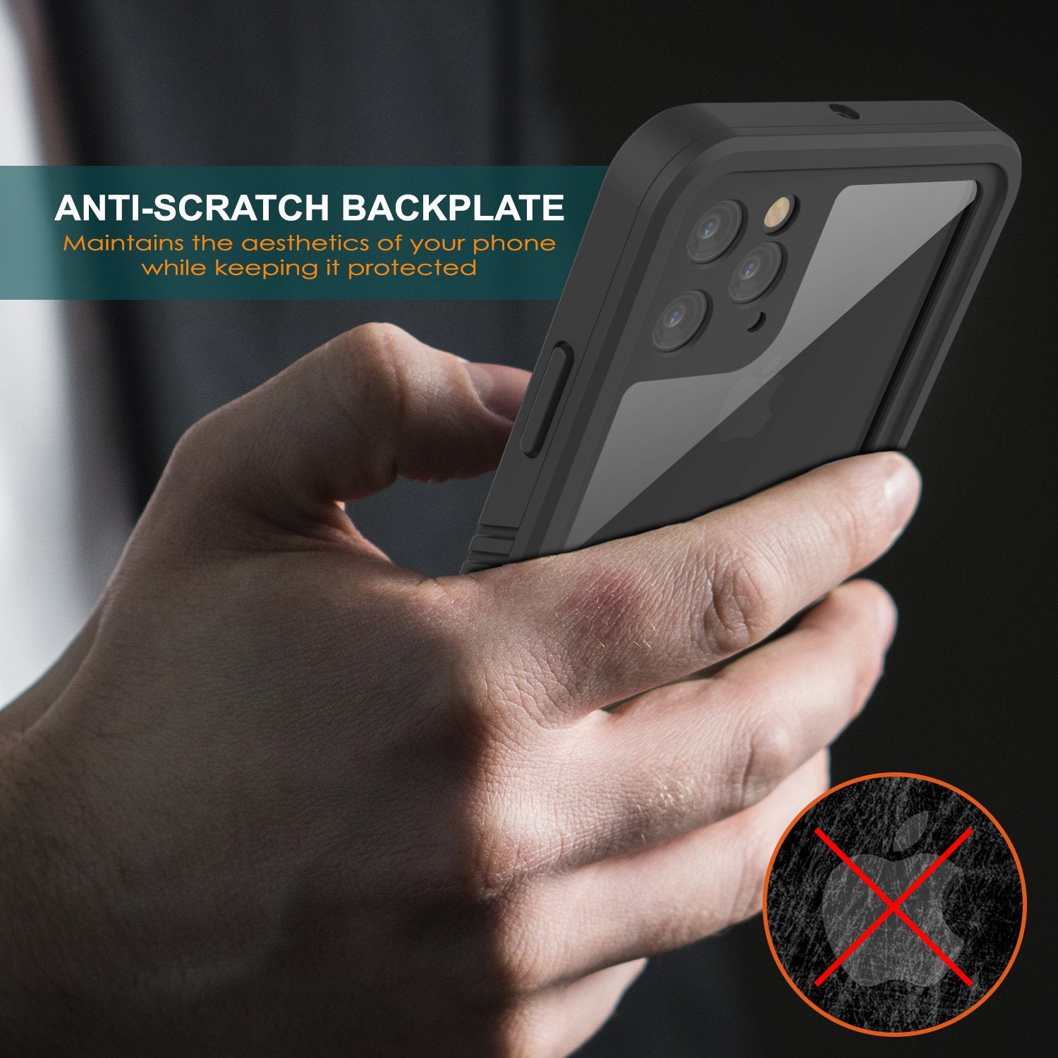 Capinha impermeável para iPhone 11 Pro Max, Punkcase [Série Extreme] Capinha de armadura com protetor de tela embutido  [Vermelho]