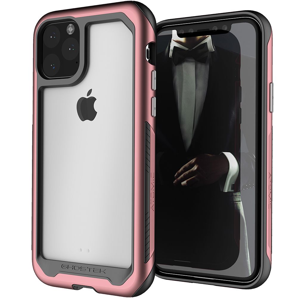 ATOMO SLIM 3 para iPhone 11 / XI - Capa de Alumínio de Grau Militar [Rosa]