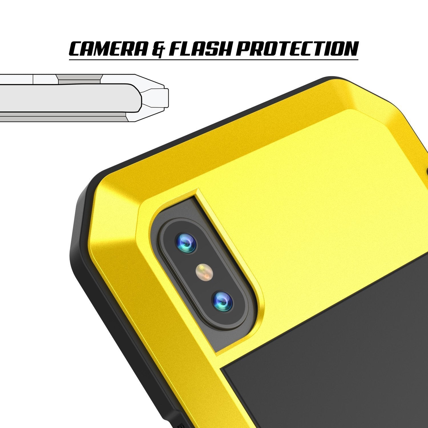 Capinha PUNKCASE iPhone XR METALLICA [Néon]