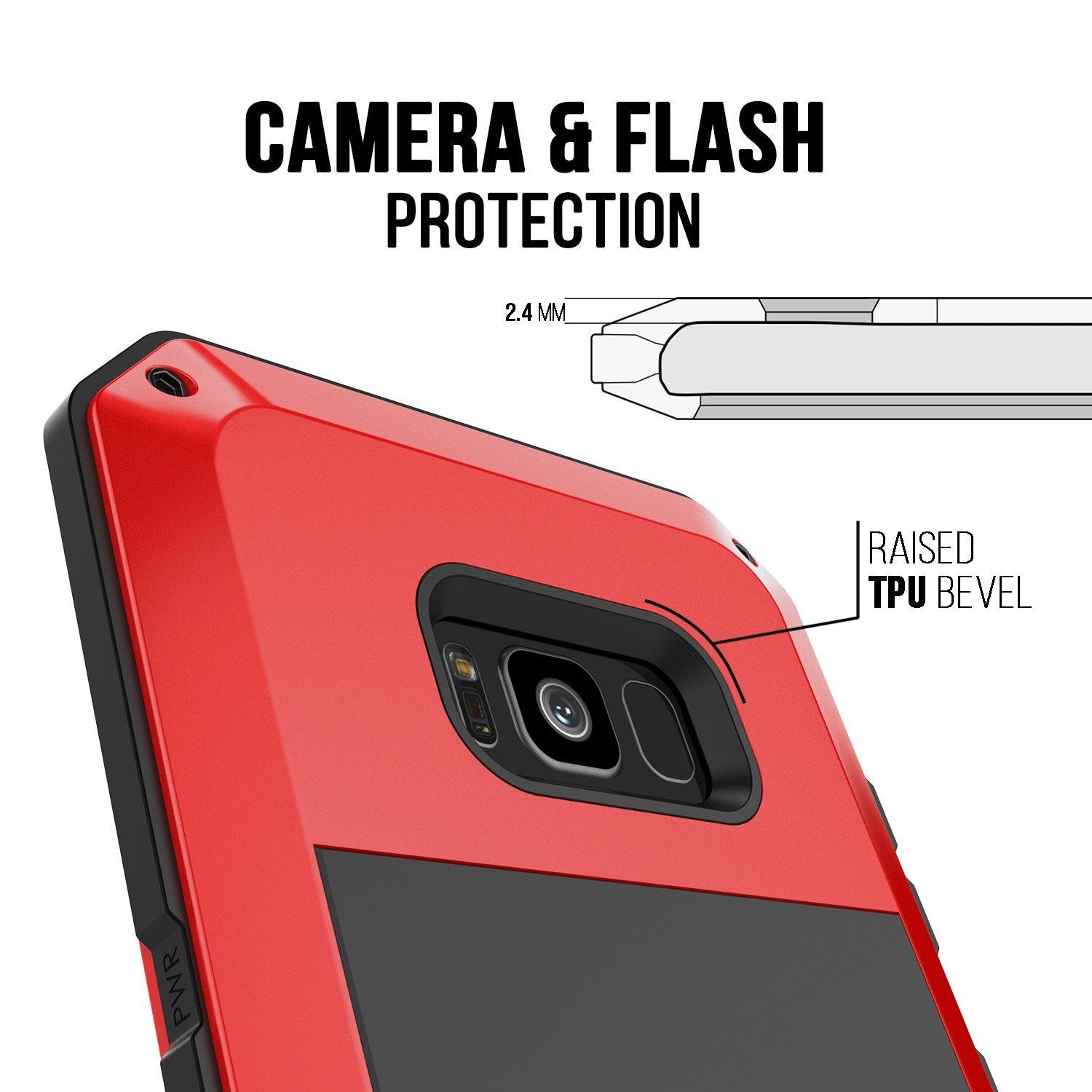 Capinha PUNKCASE S8+ Plus METALLICA [Vermelho]