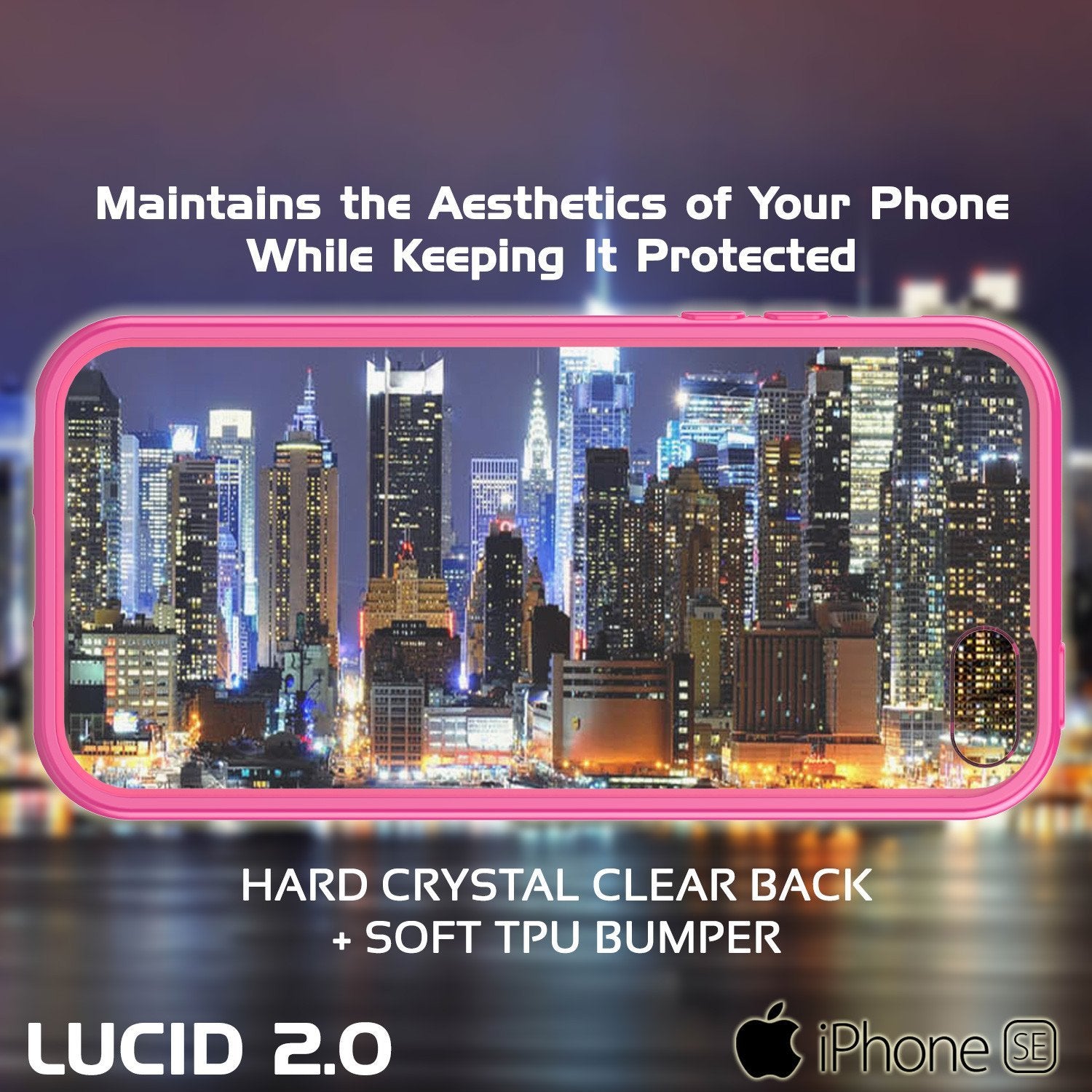 iPhone SE/5S/5 Case Punkcase® LUCID 2.0 Pink Series w/ PUNK SHIELD Screen Protector | Ultra Fit (Color in image: teal)