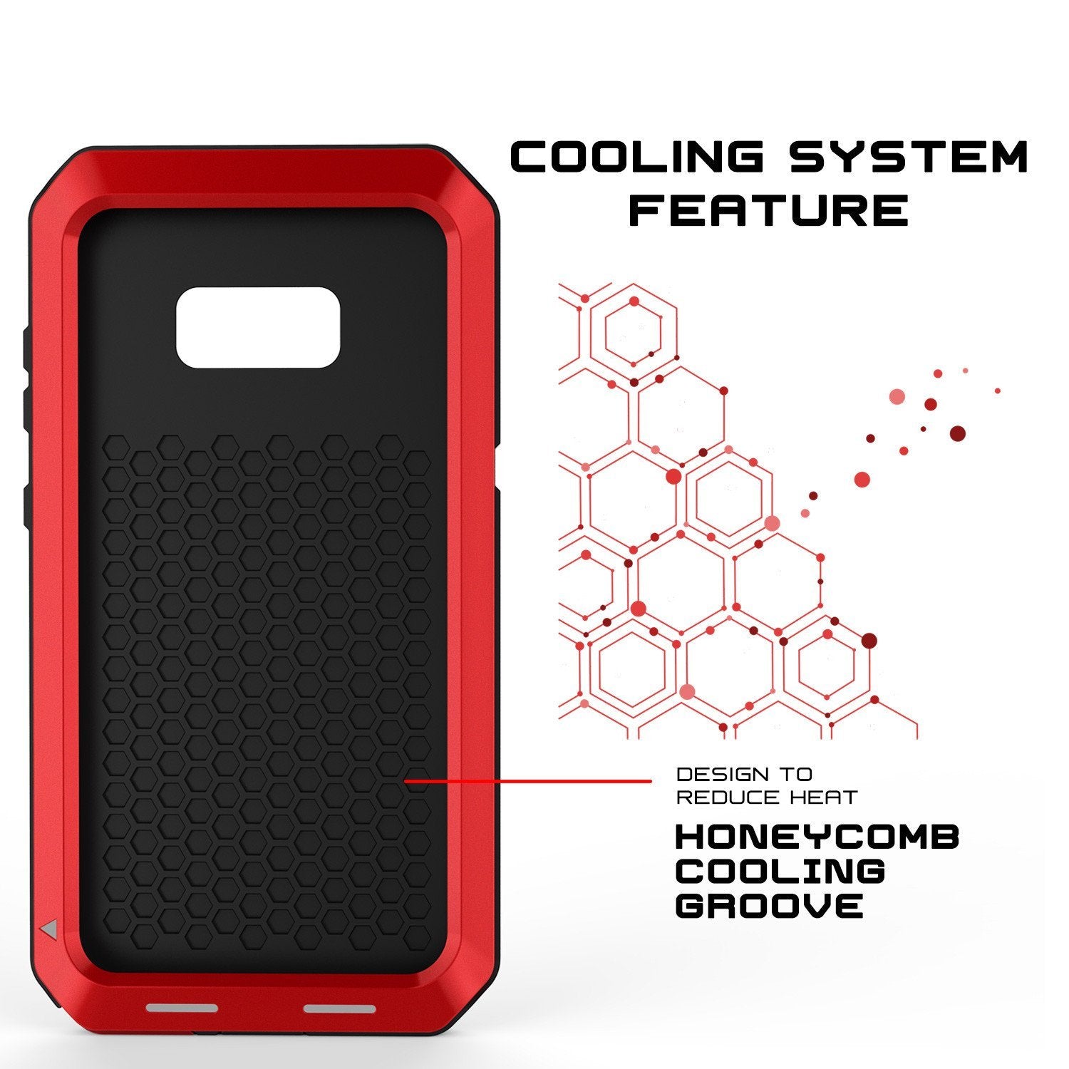 Capinha PUNKCASE S8+ Plus METALLICA [Vermelho]