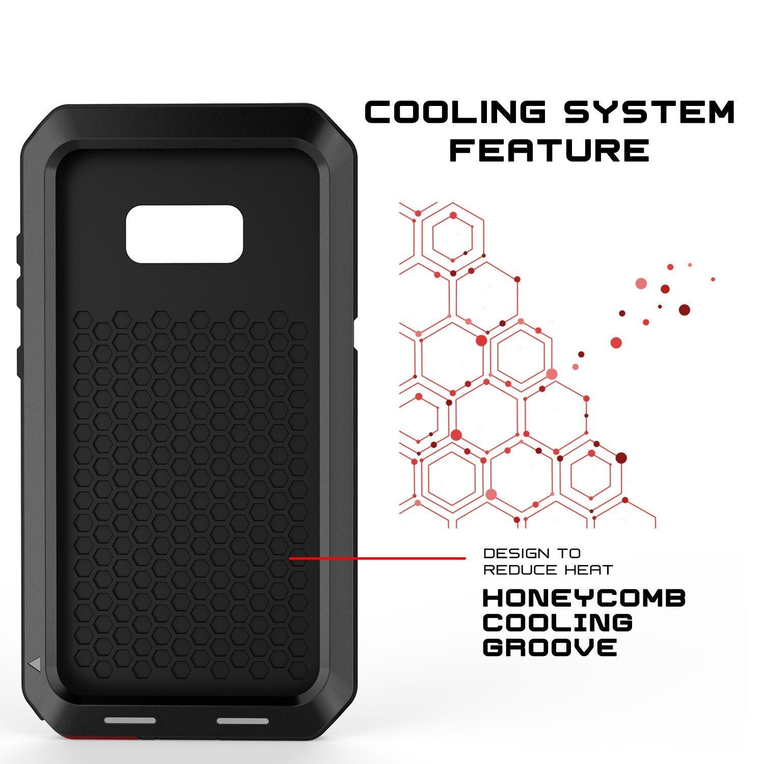 Galaxy Note 8 Case, PUNKcase Metallic Black Shockproof  Slim Metal Armor Case (Color in image: neon)