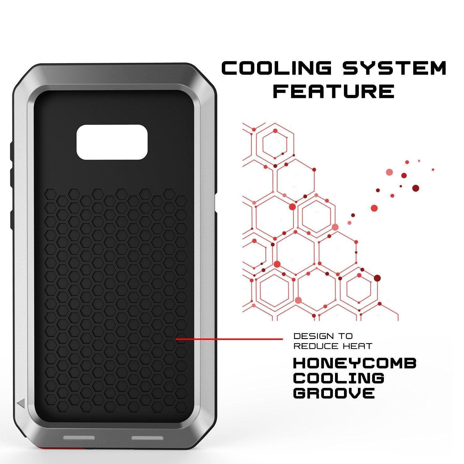 Capinha PUNKCASE S8+ Plus METALLICA [Prata]