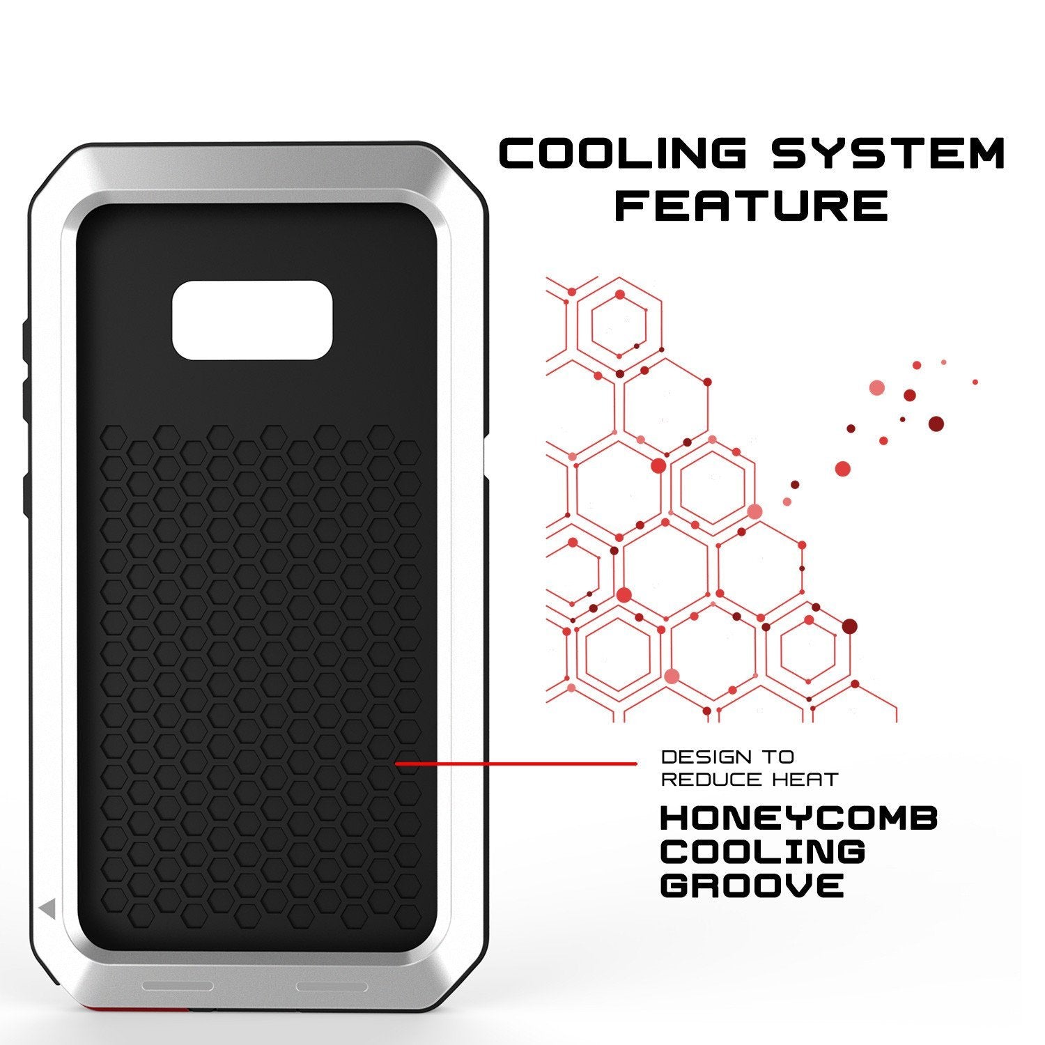 Capinha PUNKCASE S8+ Plus METALLICA [Branco]