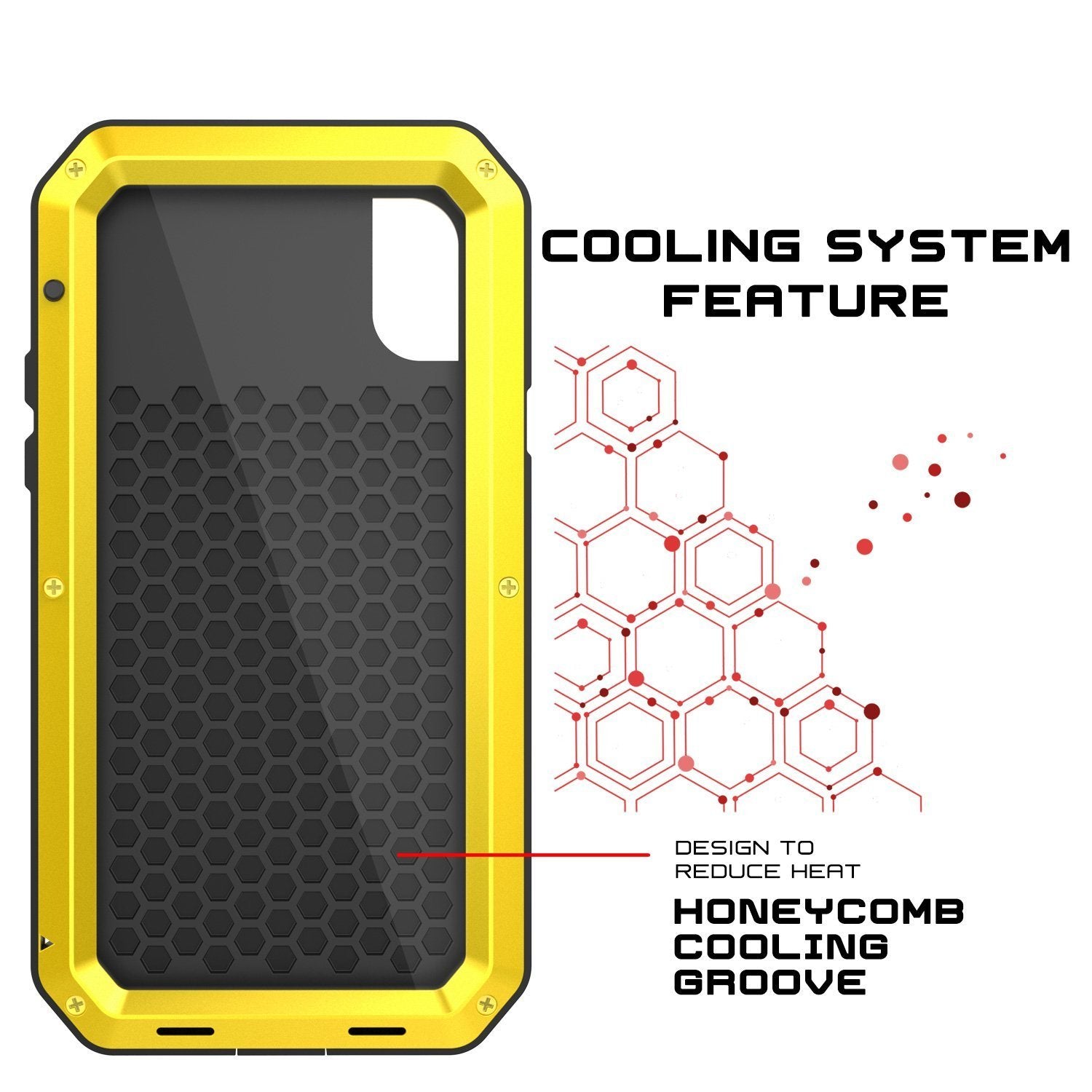 Capinha PUNKCASE iPhone XR METALLICA [Néon]