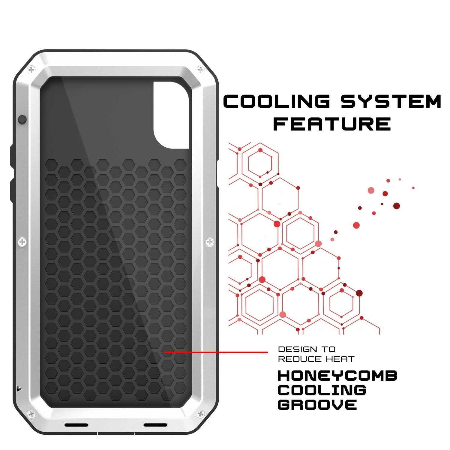 Capinha PUNKCASE iPhone XR METALLICA [Branco]