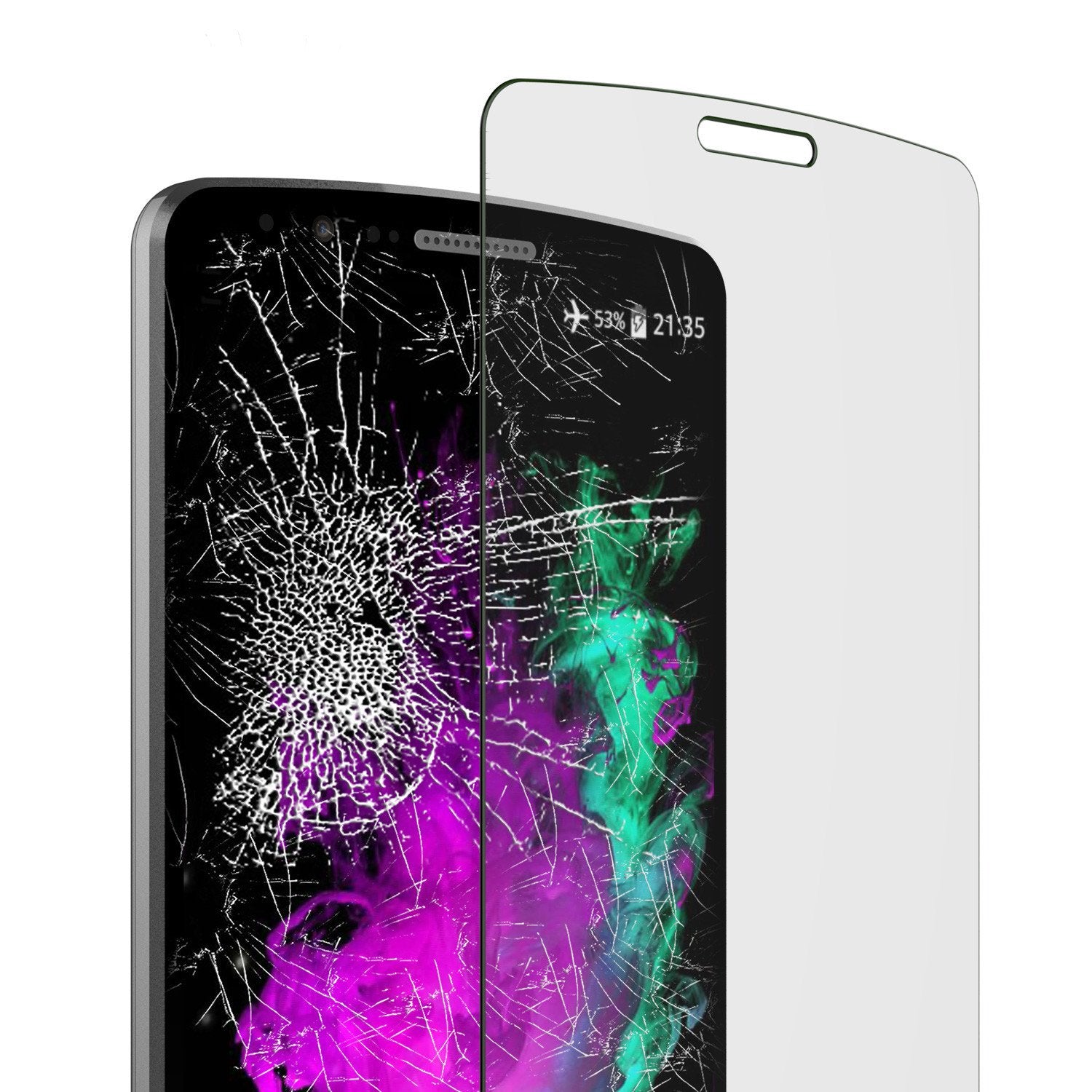 Protetor de tela de vidro temperado LG G3 Punkcase Glass SHIELD espessura de 0,33 mm vidro 9H