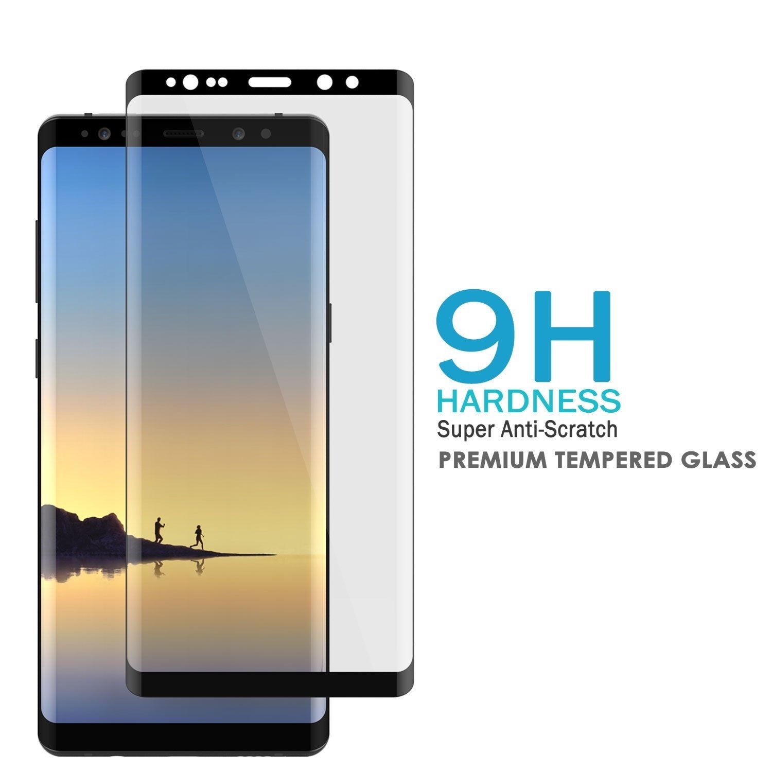 Galaxy Note 10+ Plus Black Punkcase Glass SHIELD Protetor de Tela de Vidro Temperado 0,33mm de Espessura 9H Glass