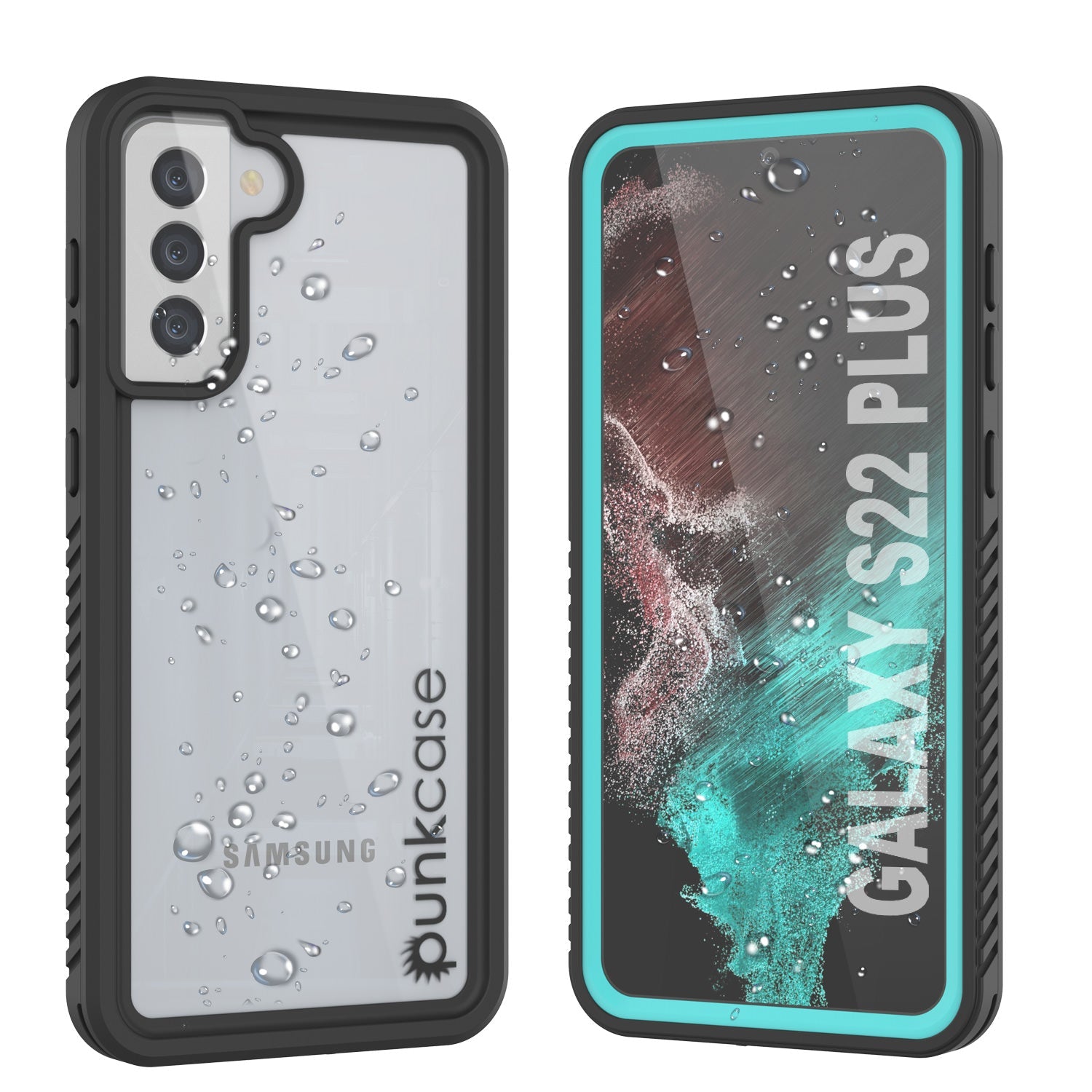 Capa Protetora à Prova d'Água/Choque/Neve para Galaxy S22+ Plus [Série Extrema] - Protetor de Tela [Azul-petróleo]