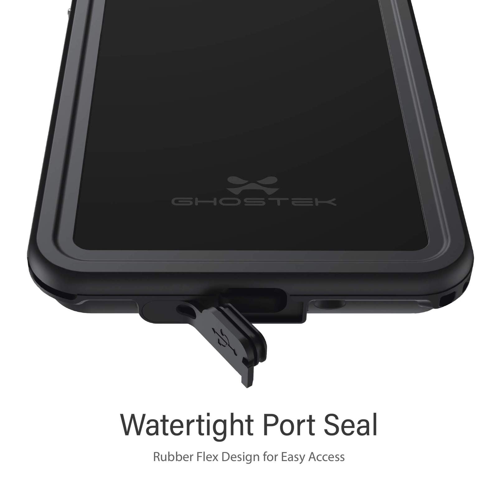 Capa resistente à prova d'água Galaxy S20+ Plus | Série Náutica [Preto]