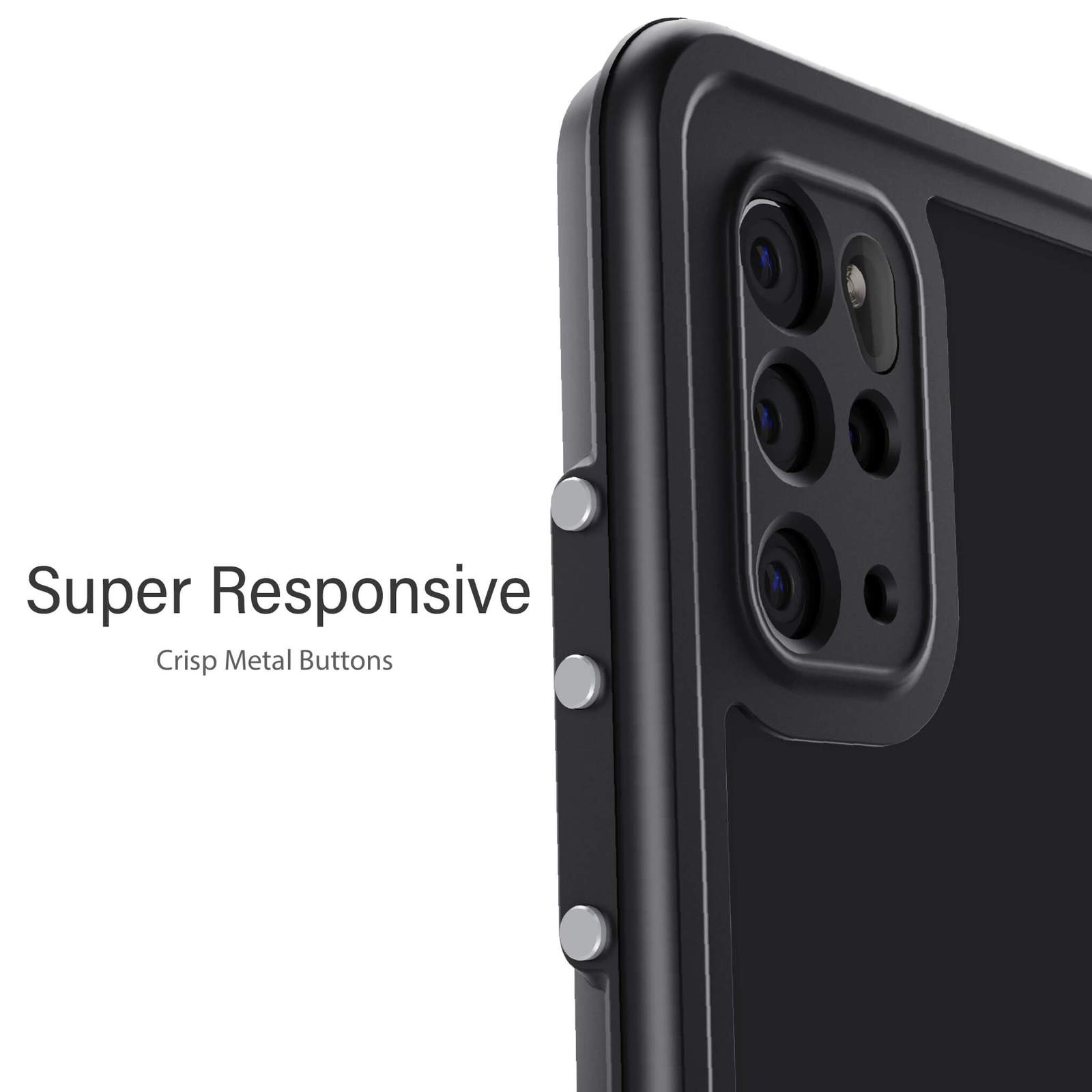 Capa resistente à prova d'água Galaxy S20+ Plus | Série Náutica [Preto]