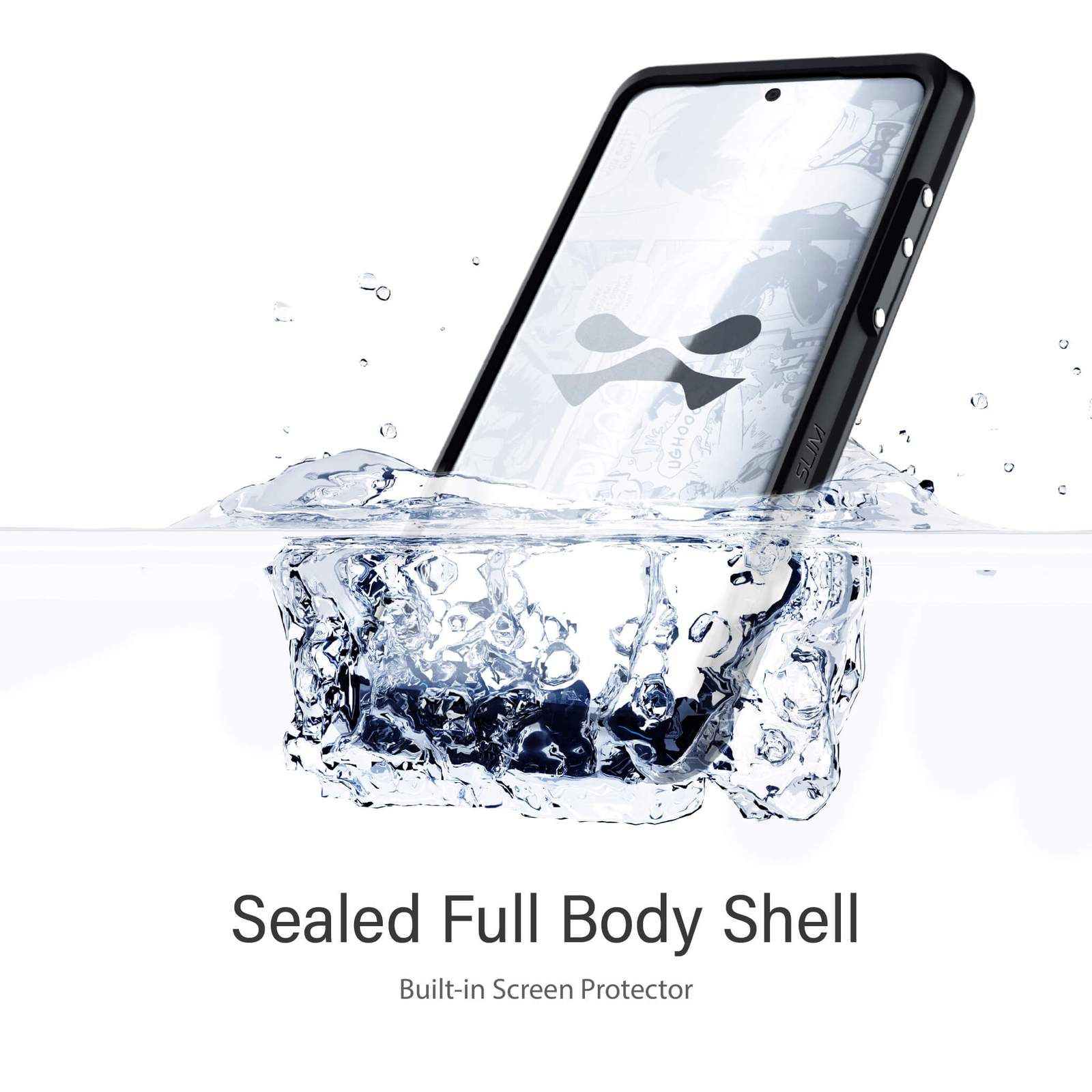 Capa resistente à prova d'água Galaxy S20+ Plus | Série Náutica [Preto]