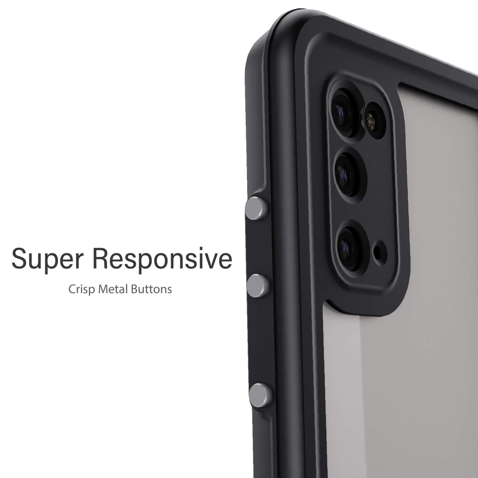 Capa resistente à água para Galaxy S20 | Série Náutica [Transparente]