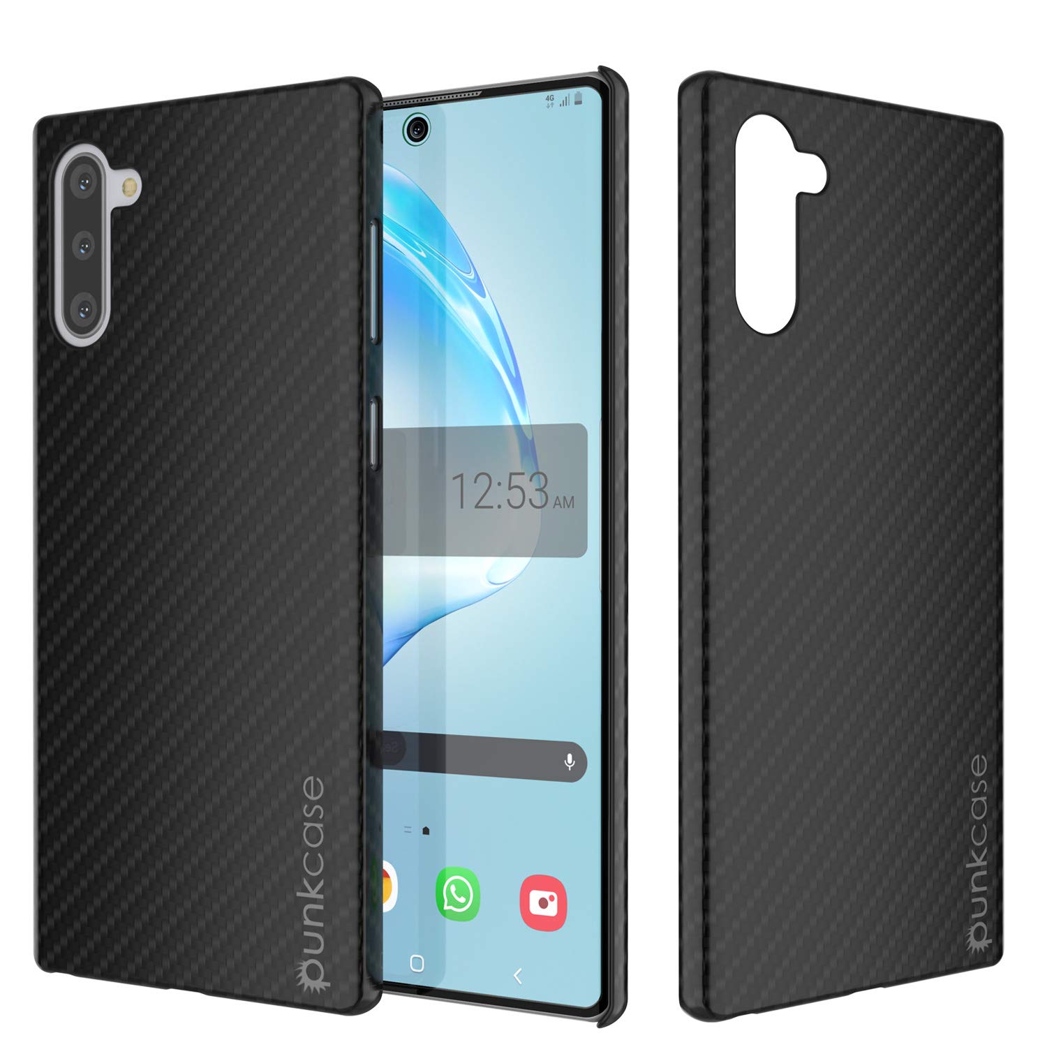 Capa Galaxy Note 10, Punkcase CarbonShield, Cobertura Resistente e Ultra Fina
