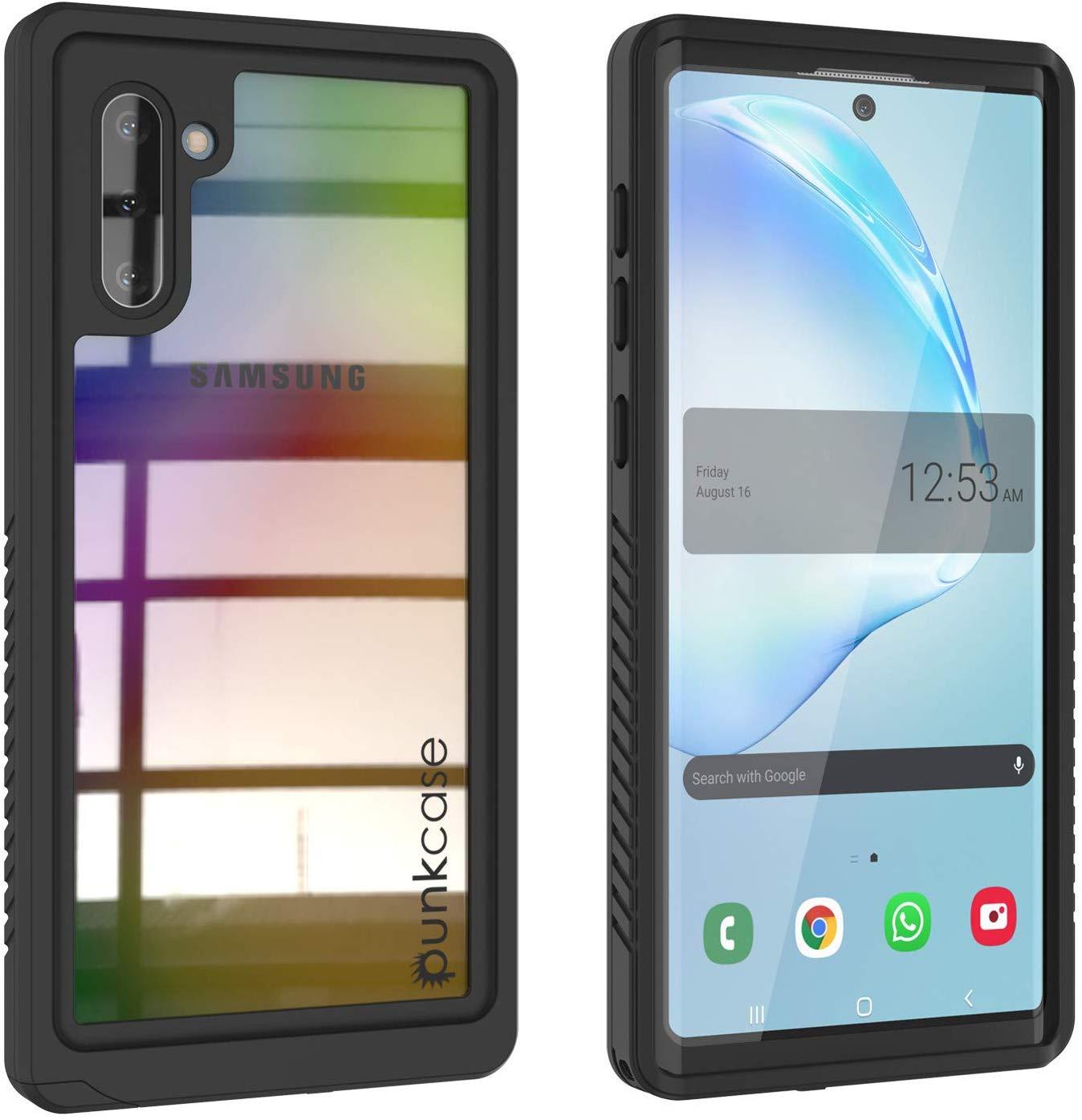 Capa Galaxy Note 10, Punkcase [Série Extrema] Capa de Armadura com Protetor de Tela Embutido [Preto]