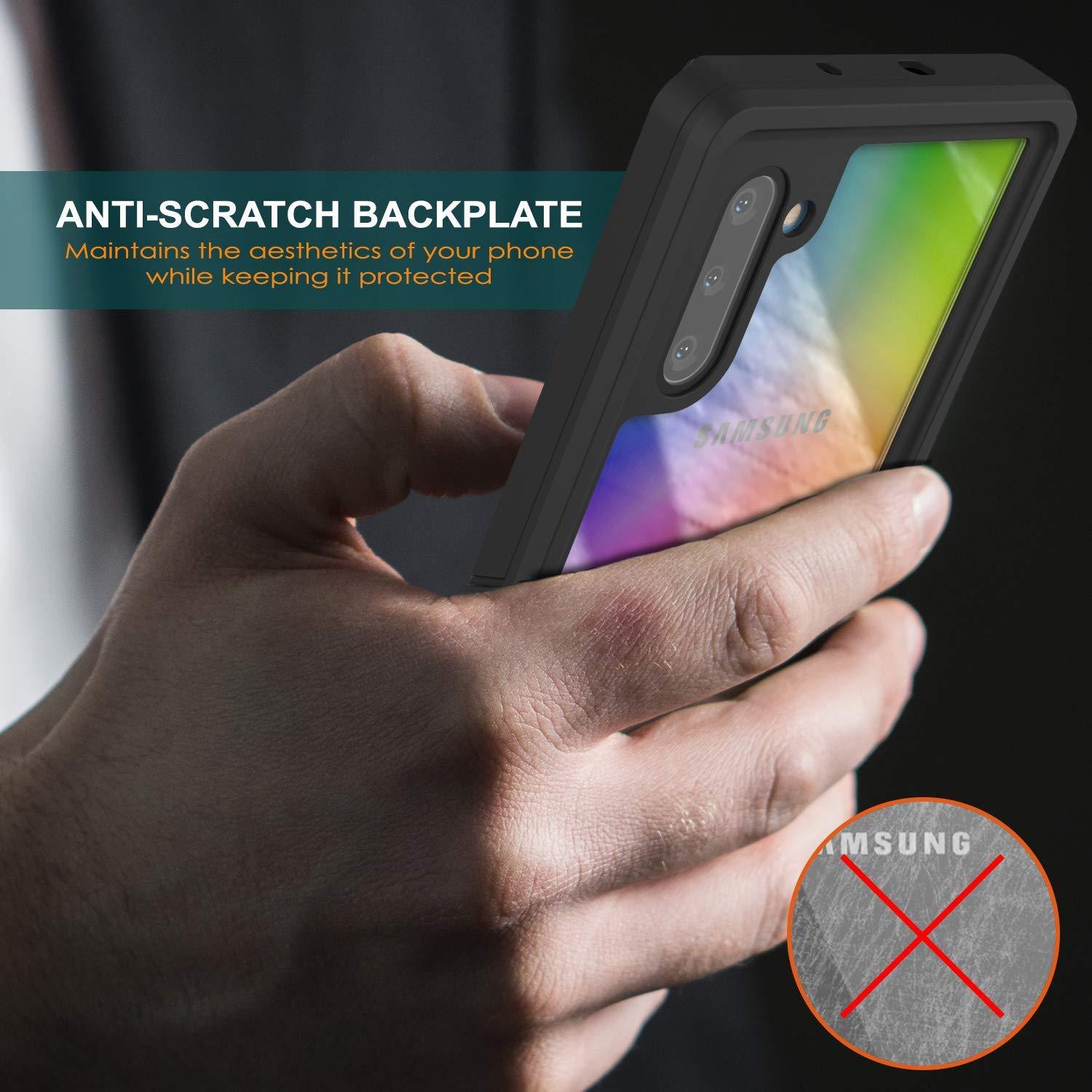 Capa Galaxy Note 10, Punkcase [Série Extrema] Capa de Armadura com Protetor de Tela Integrado [Branco]
