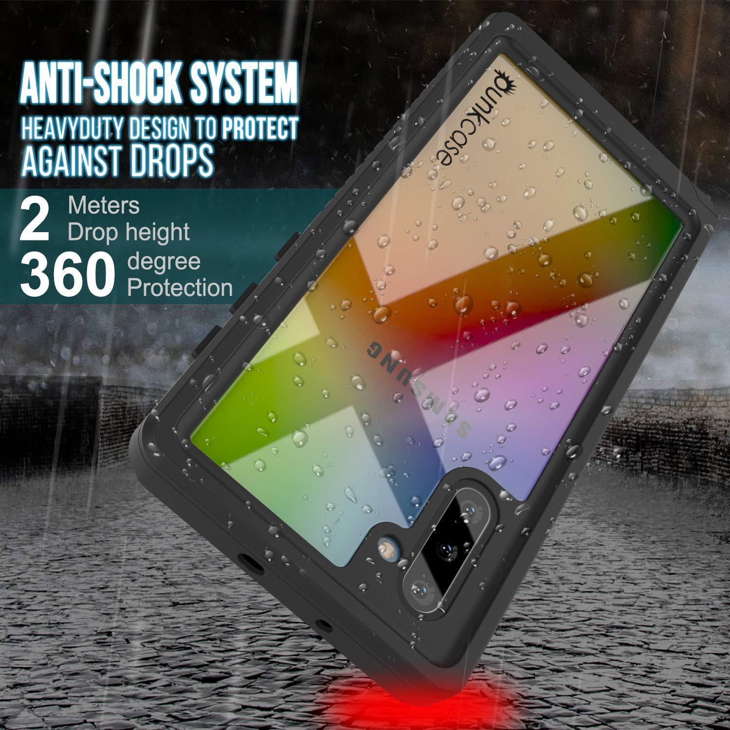 Capa Galaxy Note 10, Punkcase [Série Extrema] Capa de Armadura com Protetor de Tela Integrado [Azul Claro]