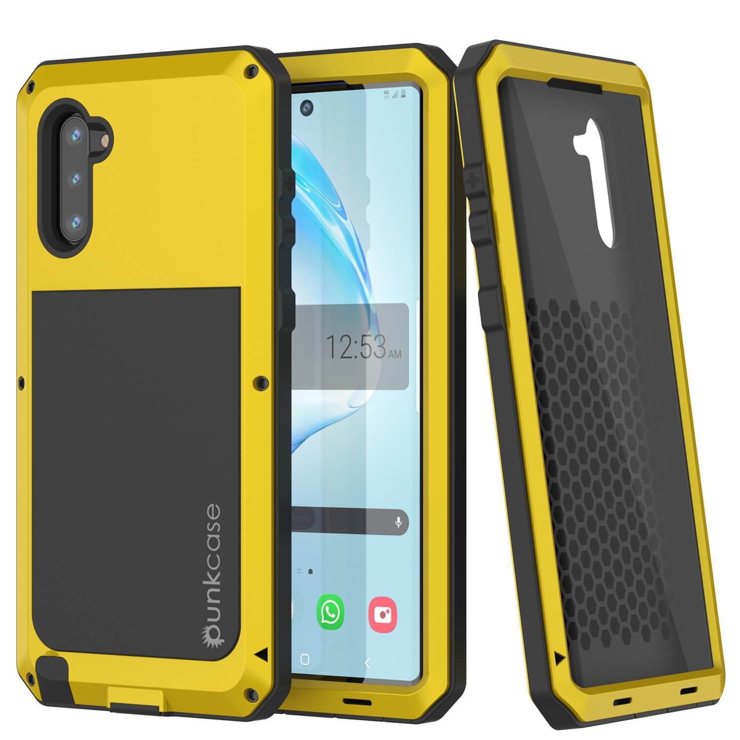 Capa Galaxy Note 10, Capa PUNKcase Metálica Neon à Prova de Choque Slim Metal Armor [Neon]