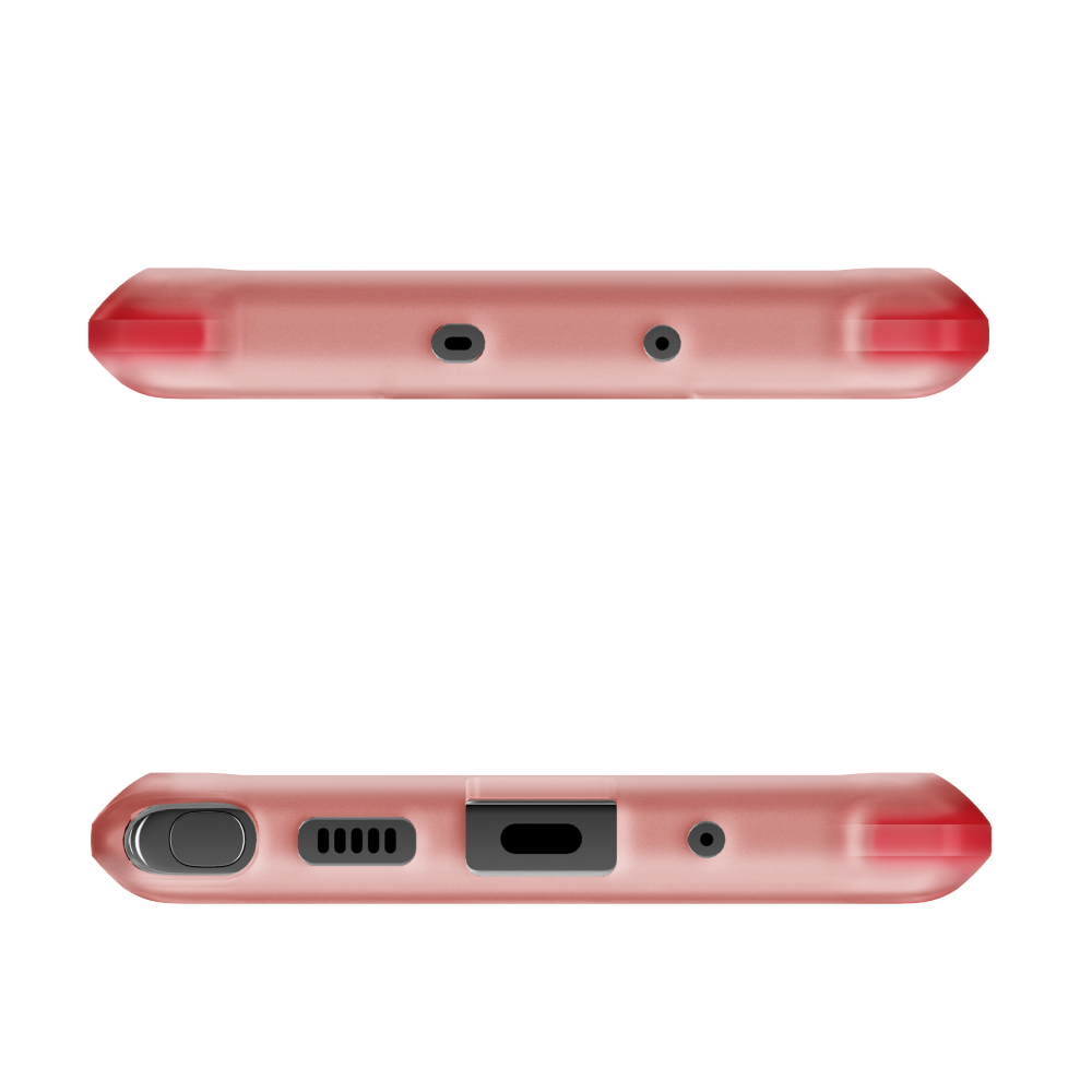 Capa transparente ultrafina COVERT 3 para Galaxy Note 10+ Plus [Rosa]