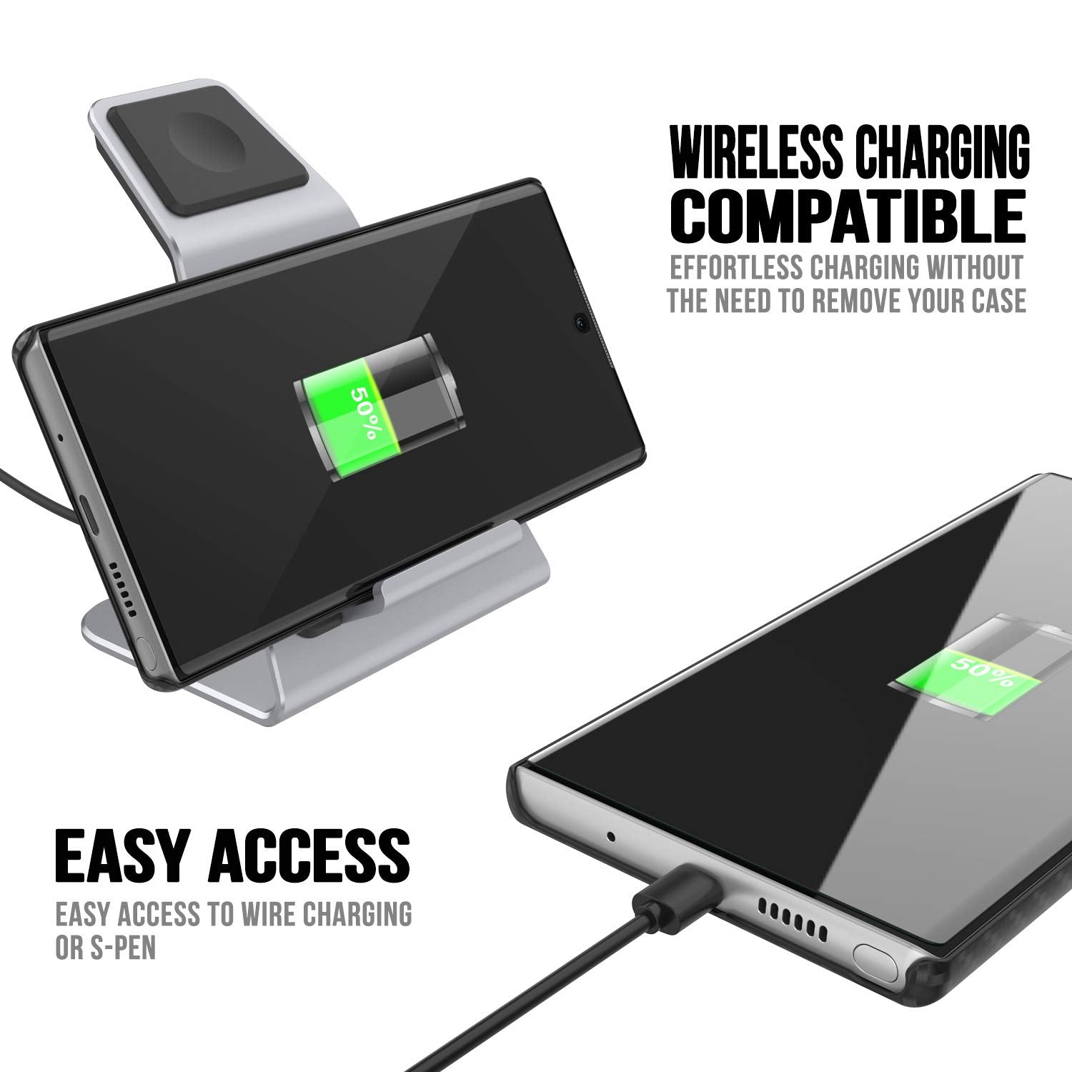 Capa Galaxy Note 10+ Plus, Punkcase CarbonShield, Capa Resistente e Ultra Fina