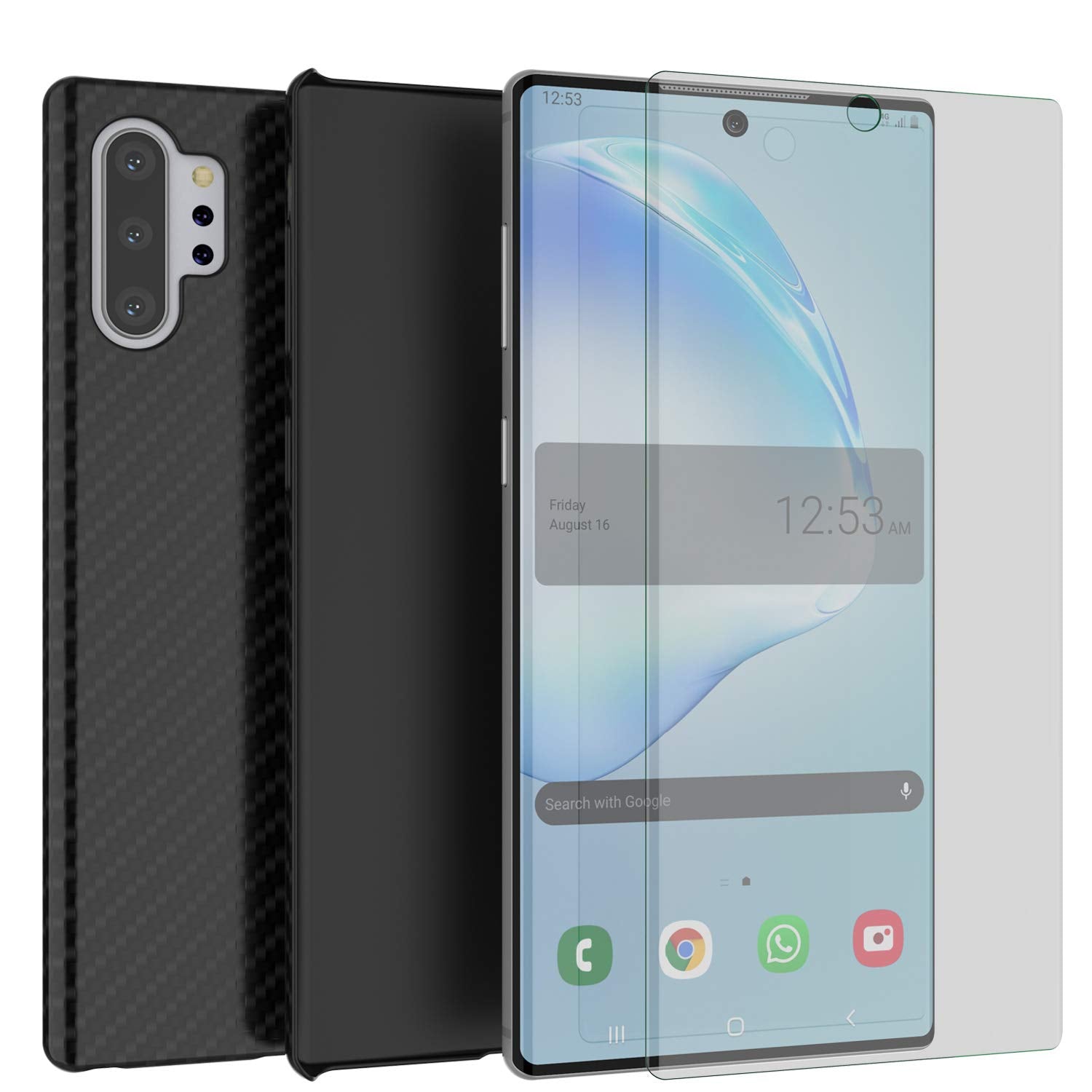 Capa Galaxy Note 10+ Plus, Punkcase CarbonShield, Capa Resistente e Ultra Fina