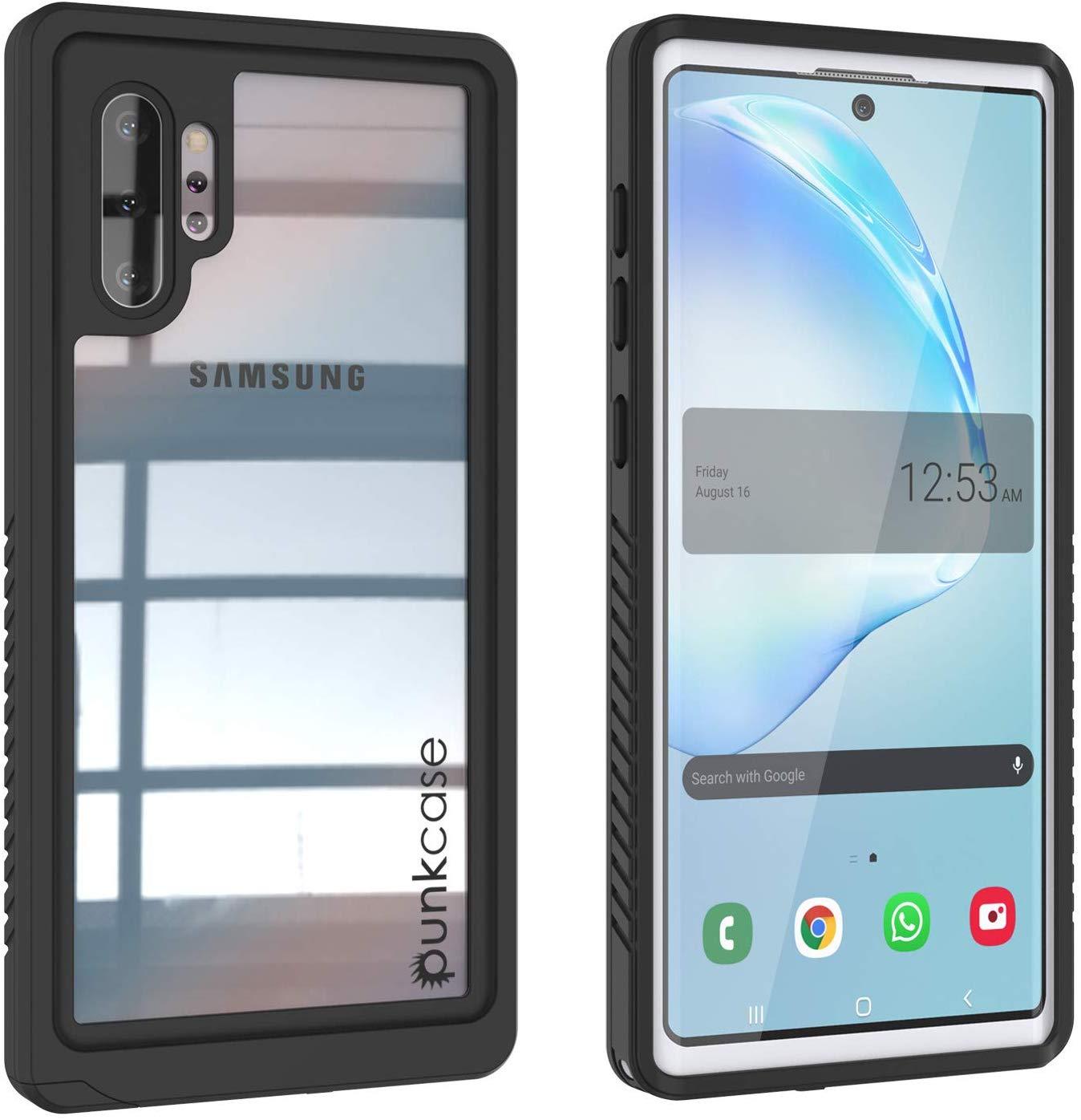 Capa Galaxy Note 10+ Plus, Punkcase [Série Extrema] Cobertura de Armadura com Protetor de Tela Integrado [Branco]