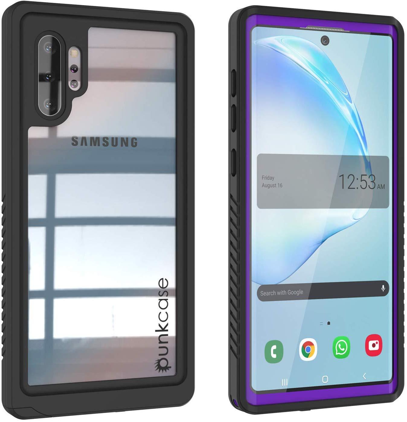 Capa Galaxy Note 10+ Plus, Punkcase [Série Extrema] Capa Armor Com Protetor de Tela Incorporado [Roxo]