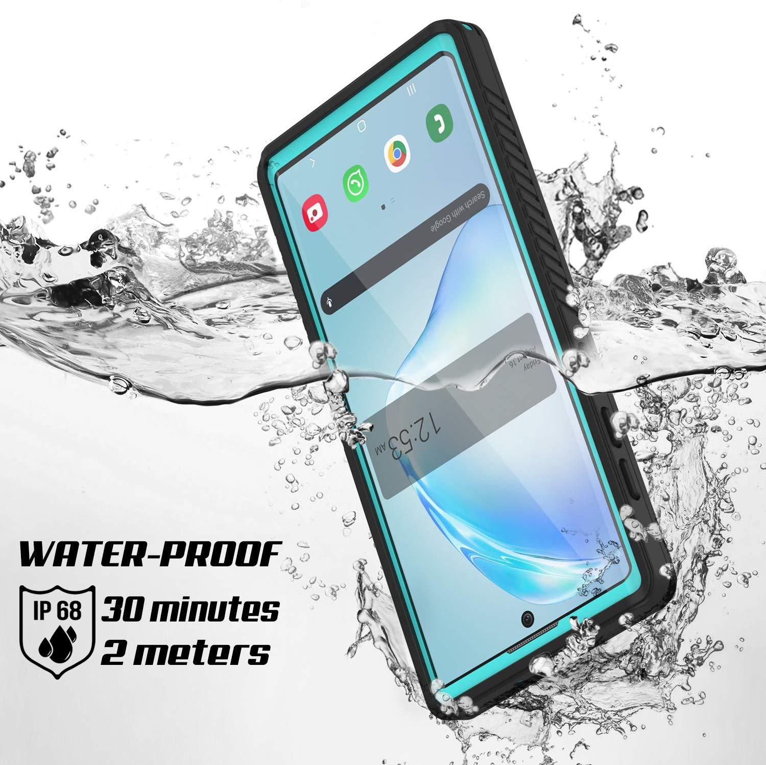 Capa Galaxy Note 10+ Plus, Punkcase [Série Extrema] Capa Blindada Com Protetor de Tela Integrado [Verde-azulado]