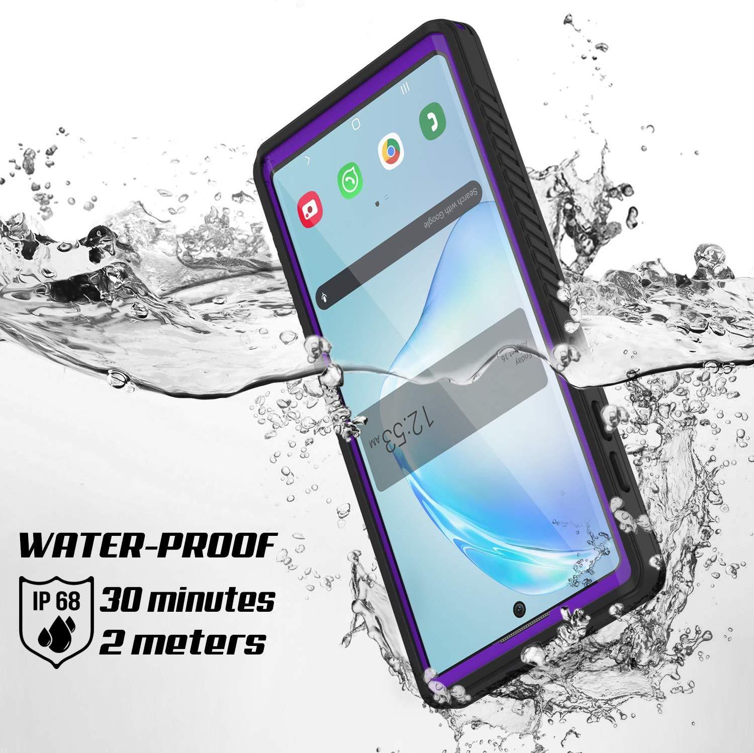 Capa Galaxy Note 10+ Plus, Punkcase [Série Extrema] Capa Armor Com Protetor de Tela Incorporado [Roxo]
