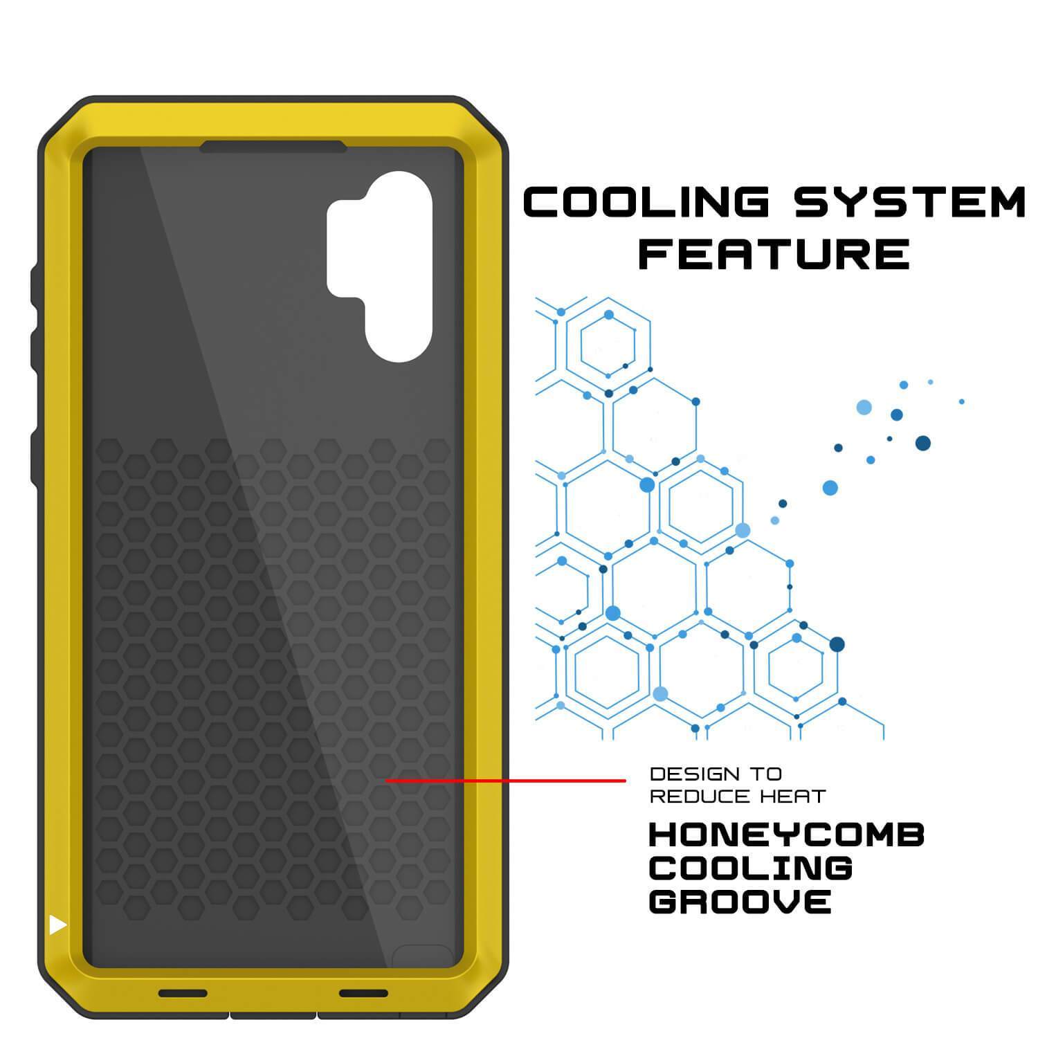Capa Galaxy Note 10+ Plus, Capa PUNKcase Metálica Neon à Prova de Choque Slim Metal Armor [Neon]