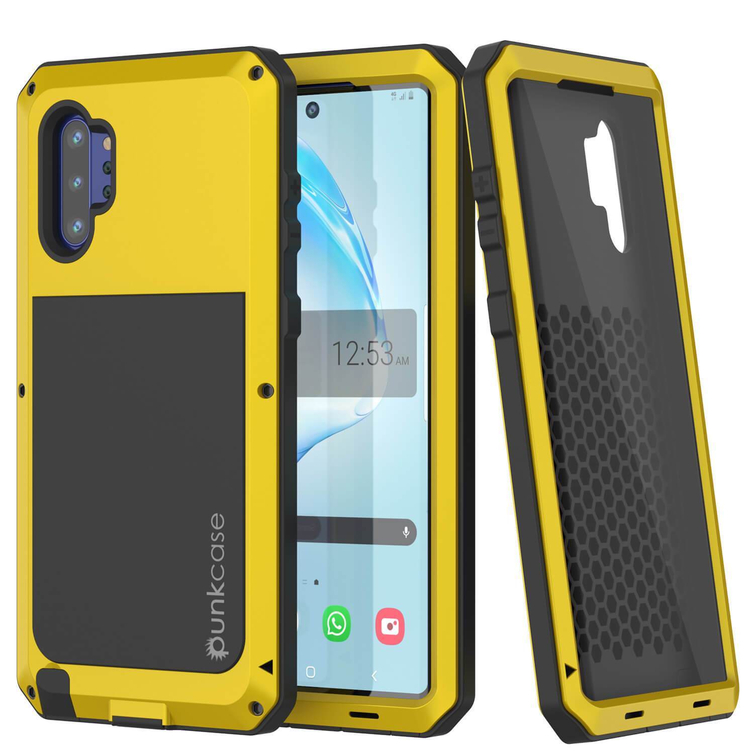 Capa Galaxy Note 10+ Plus, Capa PUNKcase Metálica Neon à Prova de Choque Slim Metal Armor [Neon]