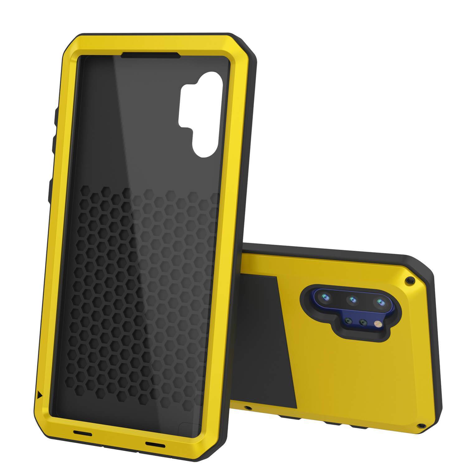 Capa Galaxy Note 10+ Plus, Capa PUNKcase Metálica Neon à Prova de Choque Slim Metal Armor [Neon]